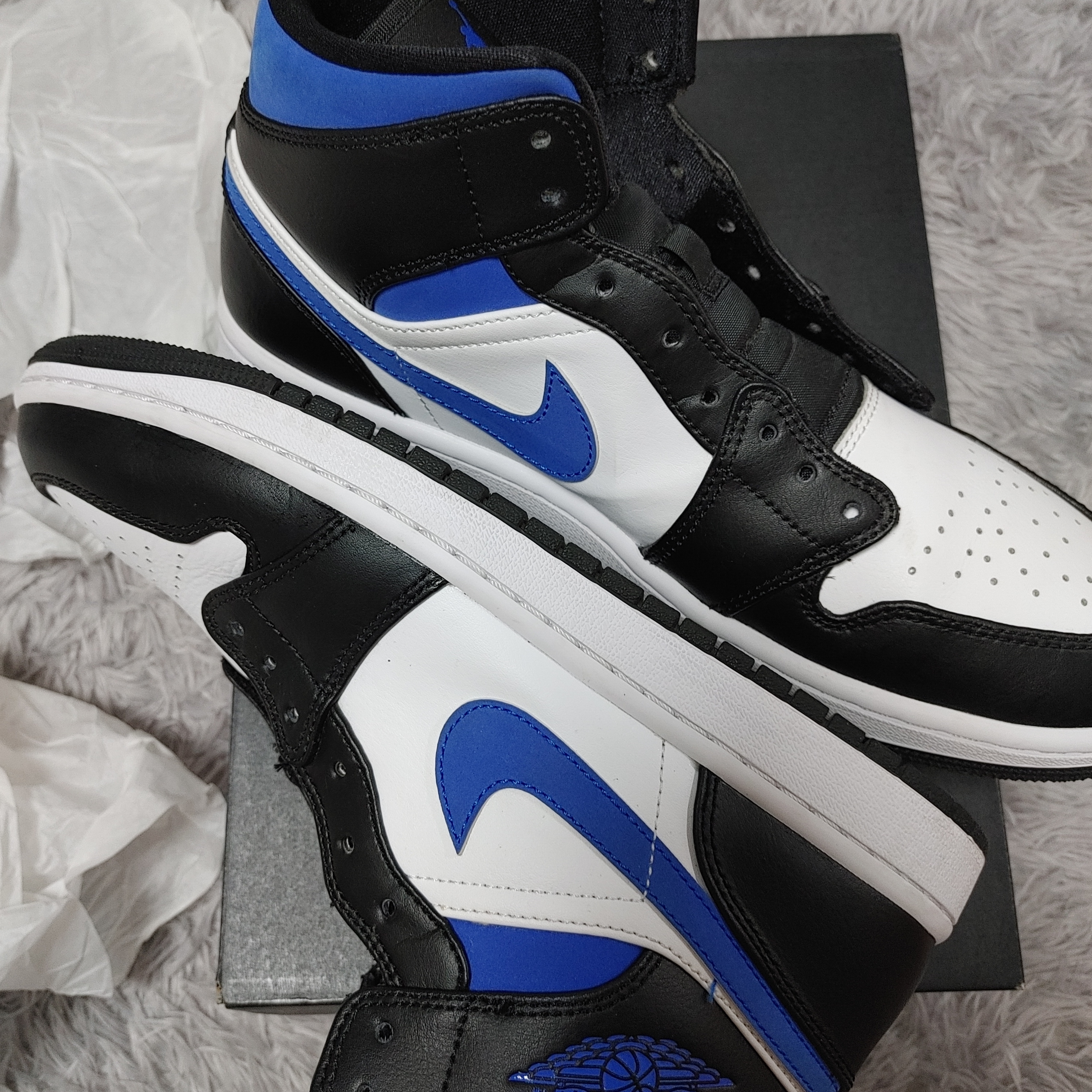 Jordan 1 Mid Racer Blue 착용 스타일