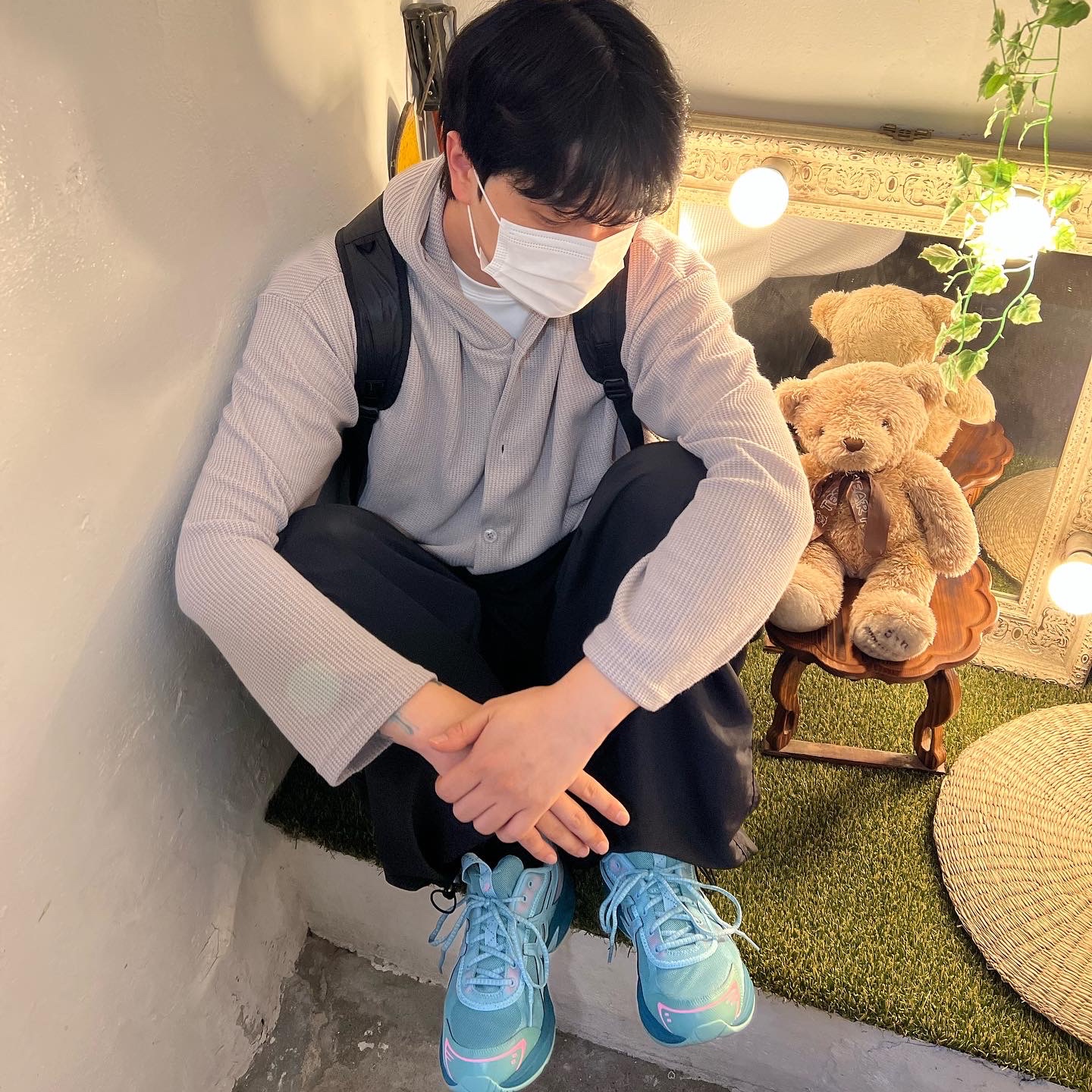 (W) Asics UB2-S Gel-1130 Wasabi 착용 스타일 - 1