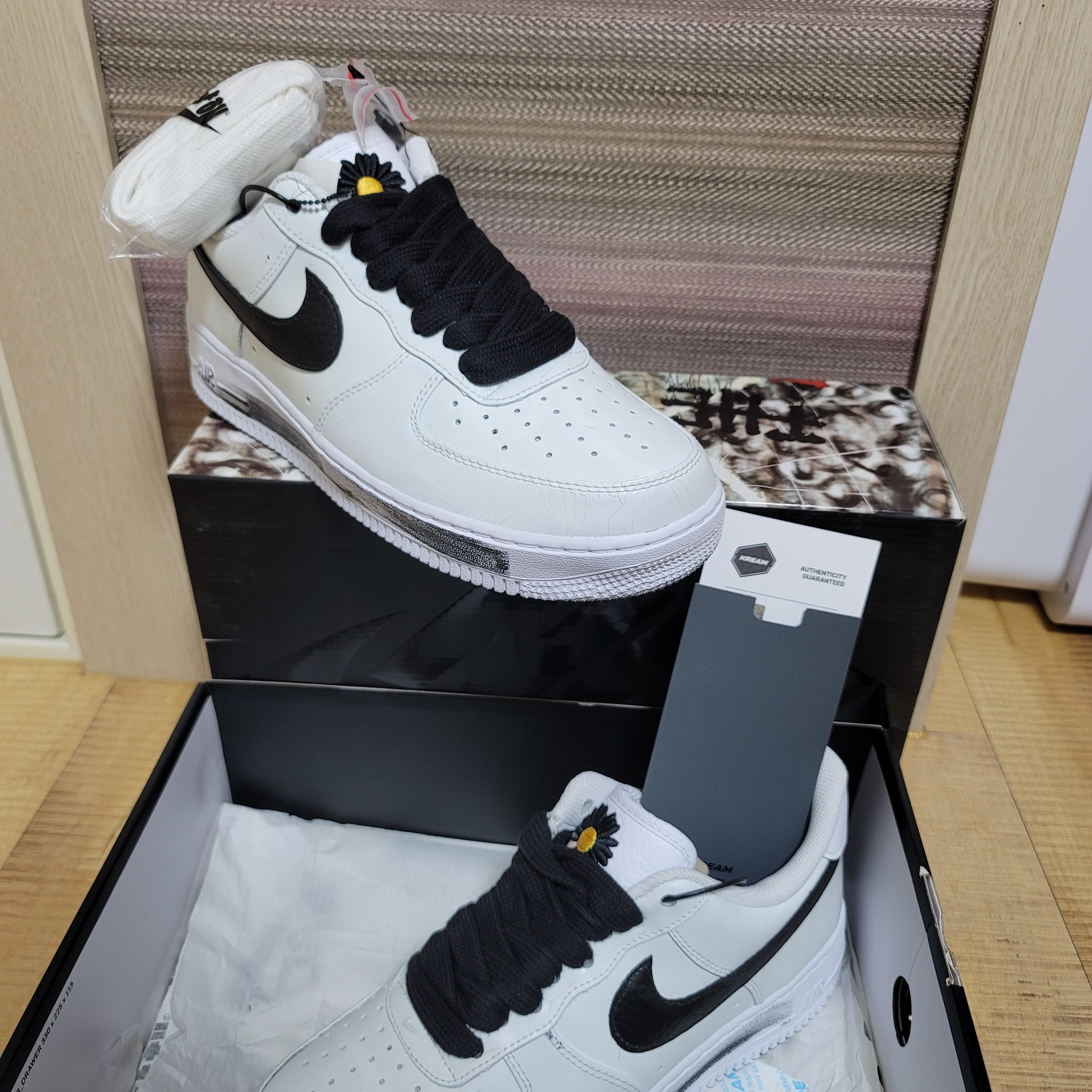 Nike x Peaceminusone Air Force 1 Low Para-Noise 2.0 착용 스타일 - 1