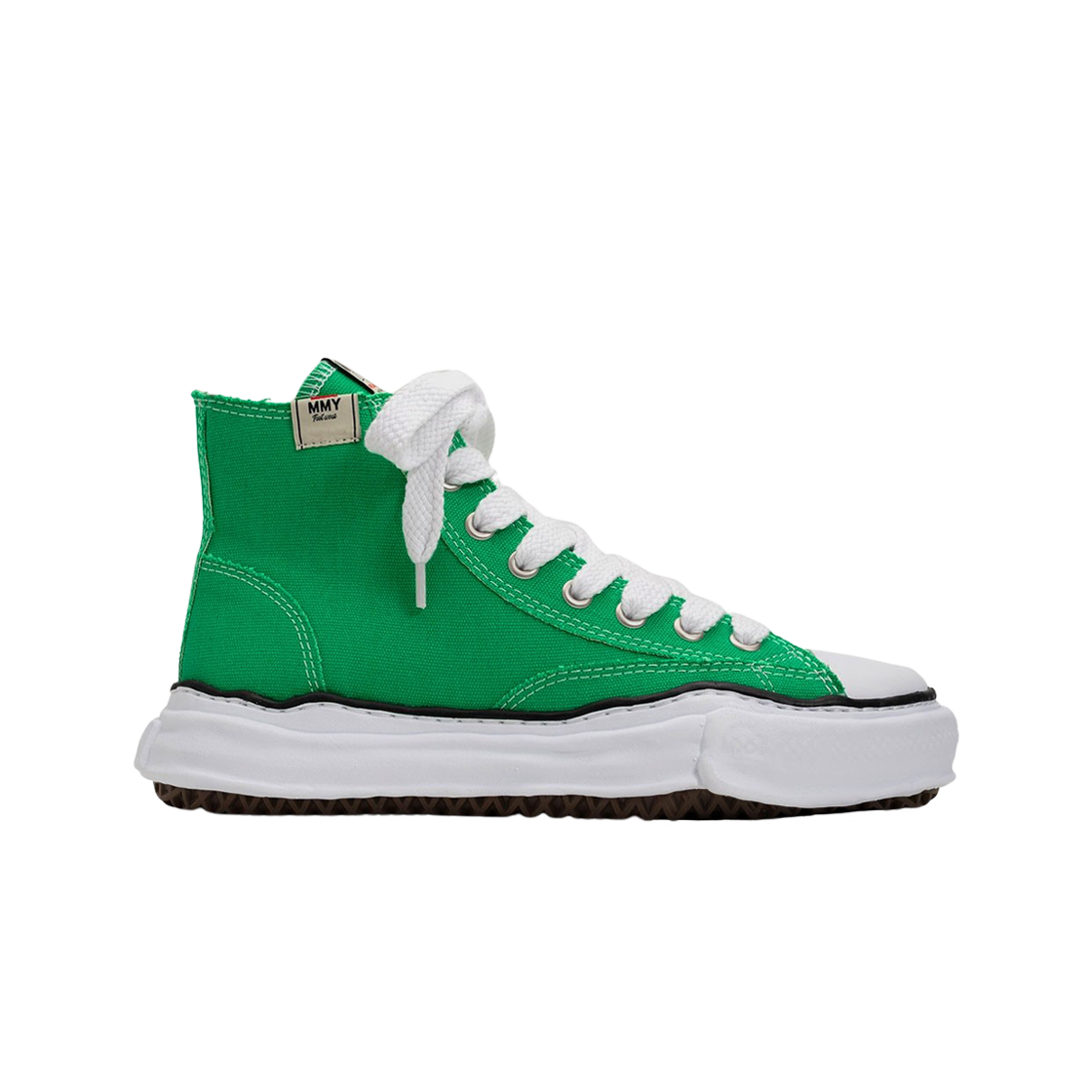 메종 미하라 야스히로 피터슨 OG 솔 캔버스 하이탑 스니커즈 그린(Maison Mihara Yasuhiro Peterson OG Sole Canvas High-top Sneakers Green) - 1