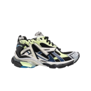 (W) Balenciaga Runner Sneakers Grey Green Blue
