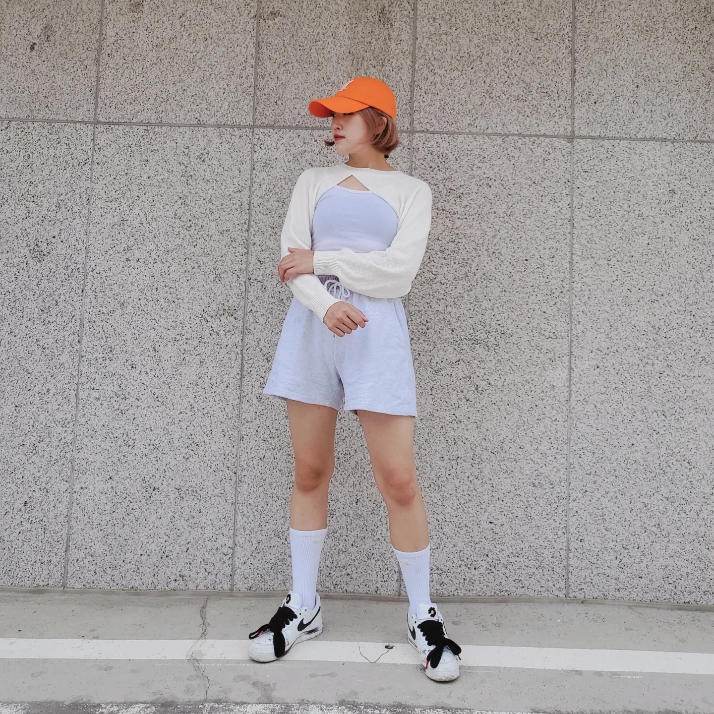 Nike x Peaceminusone Air Force 1 Low Para-Noise 2.0 착용 스타일 - 1
