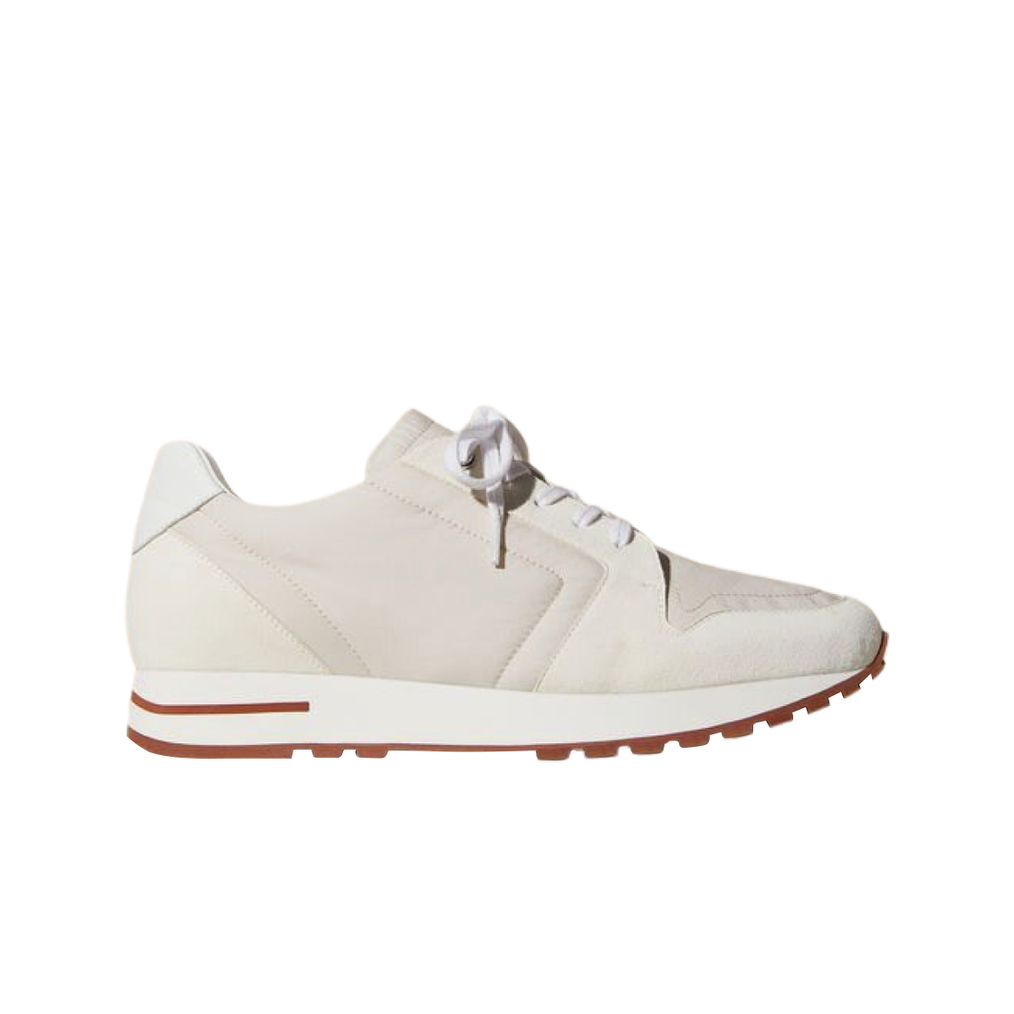 (W) 로로 피아나 마이 윈드 스니커즈 테크니컬 패브릭 스톰 시스템 데저트 라이트((W) Loro Piana My Wind Sneakers Technical Fabric Storm System Desert Light) - 1