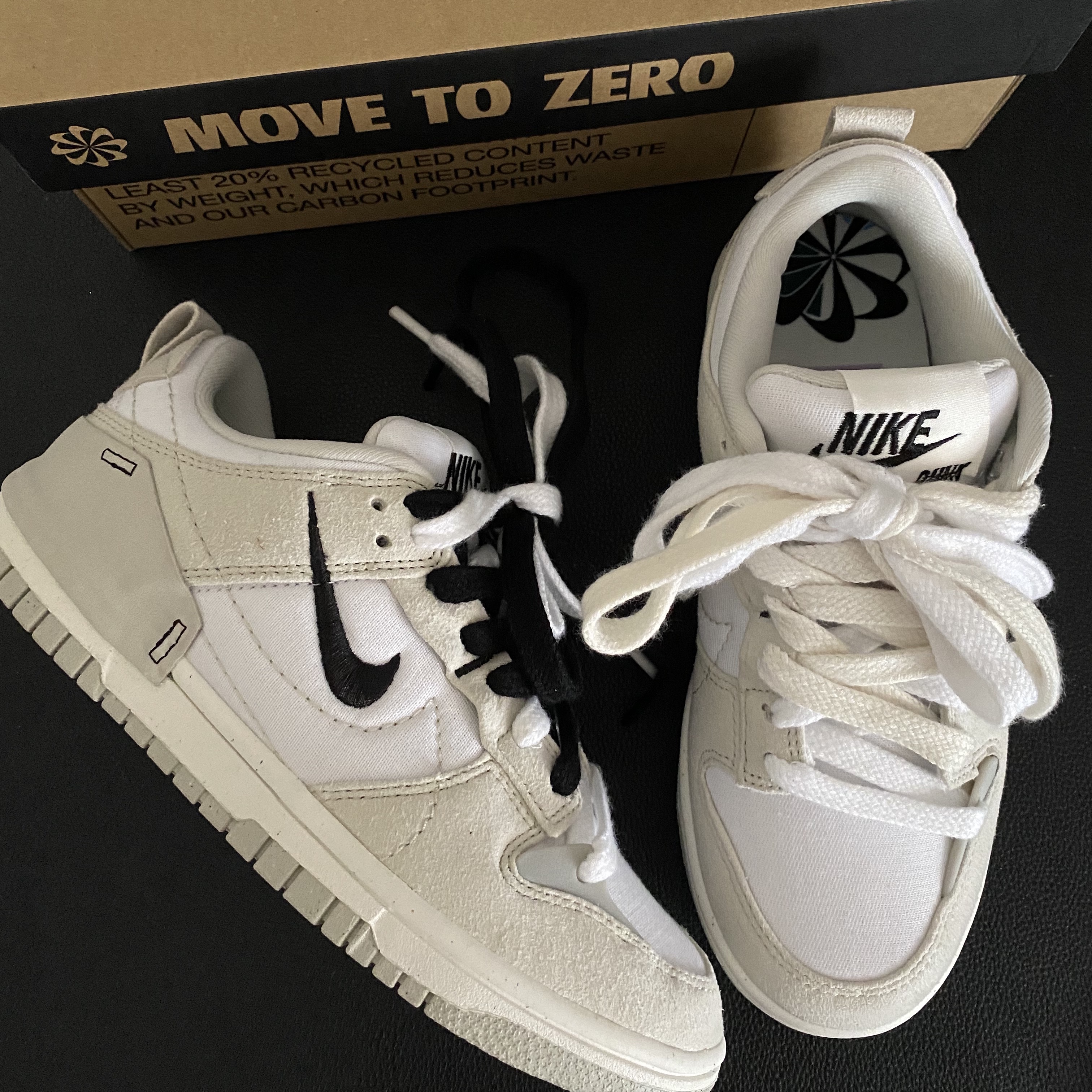 (W) Nike Dunk Low Disrupt 2 White Light Bone 착용 스타일