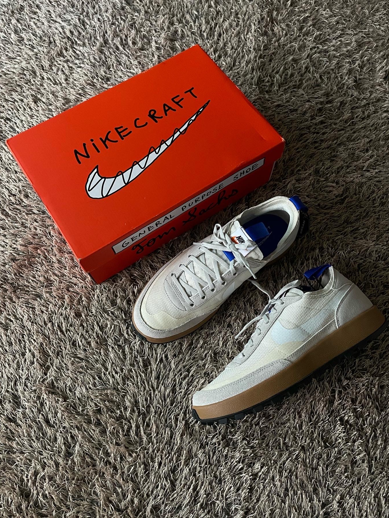 Nike x Tom Sachs General Purpose Shoe Light Cream 착용 스타일 - 2