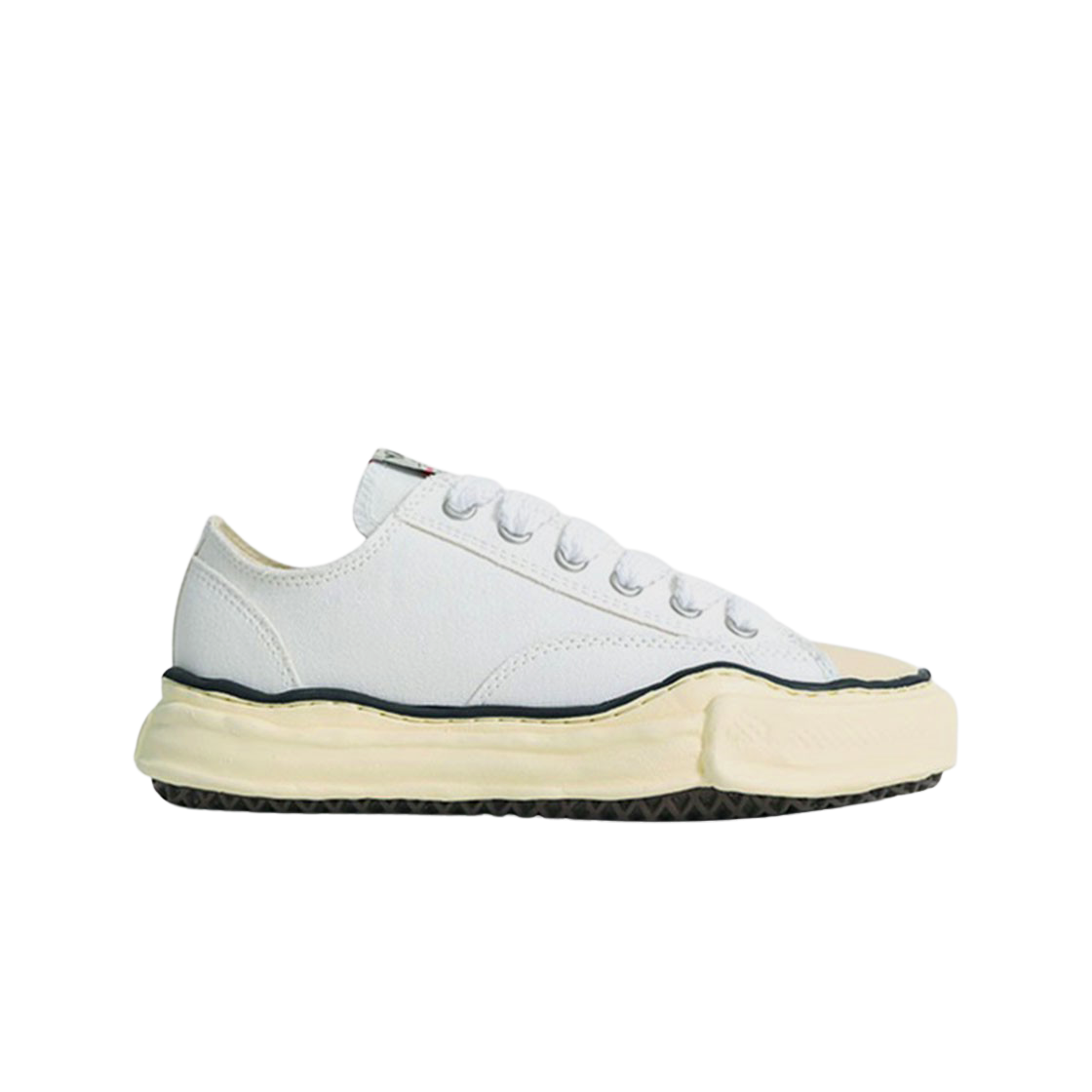 메종 미하라 야스히로 피터슨 VL OG 솔 캔버스 로우탑 스니커즈 화이트(Maison Mihara Yasuhiro Peterson VL OG Sole Canvas Low-top Sneakers White)