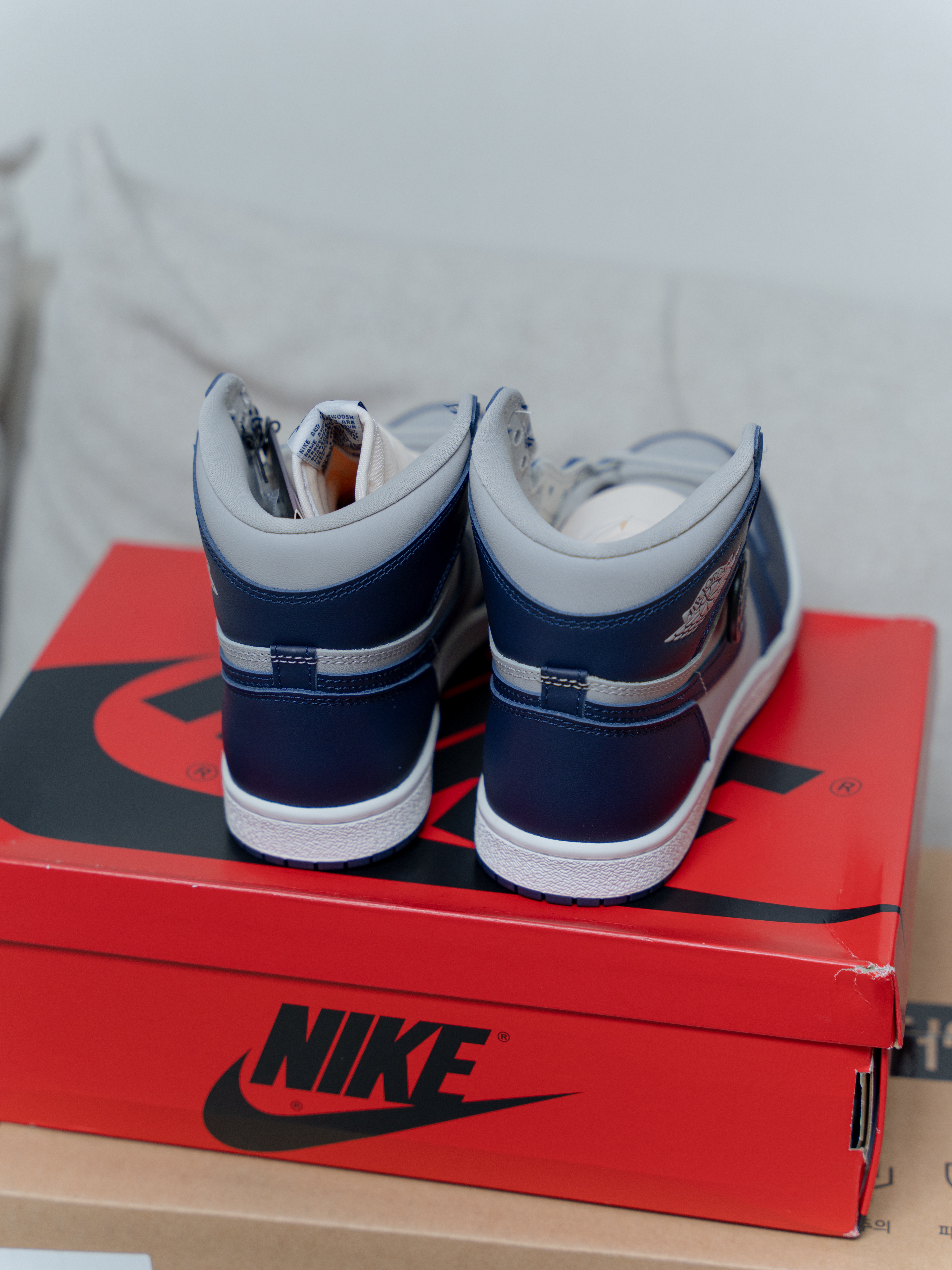 Jordan 1 High 85 College Navy 착용 스타일 - 4