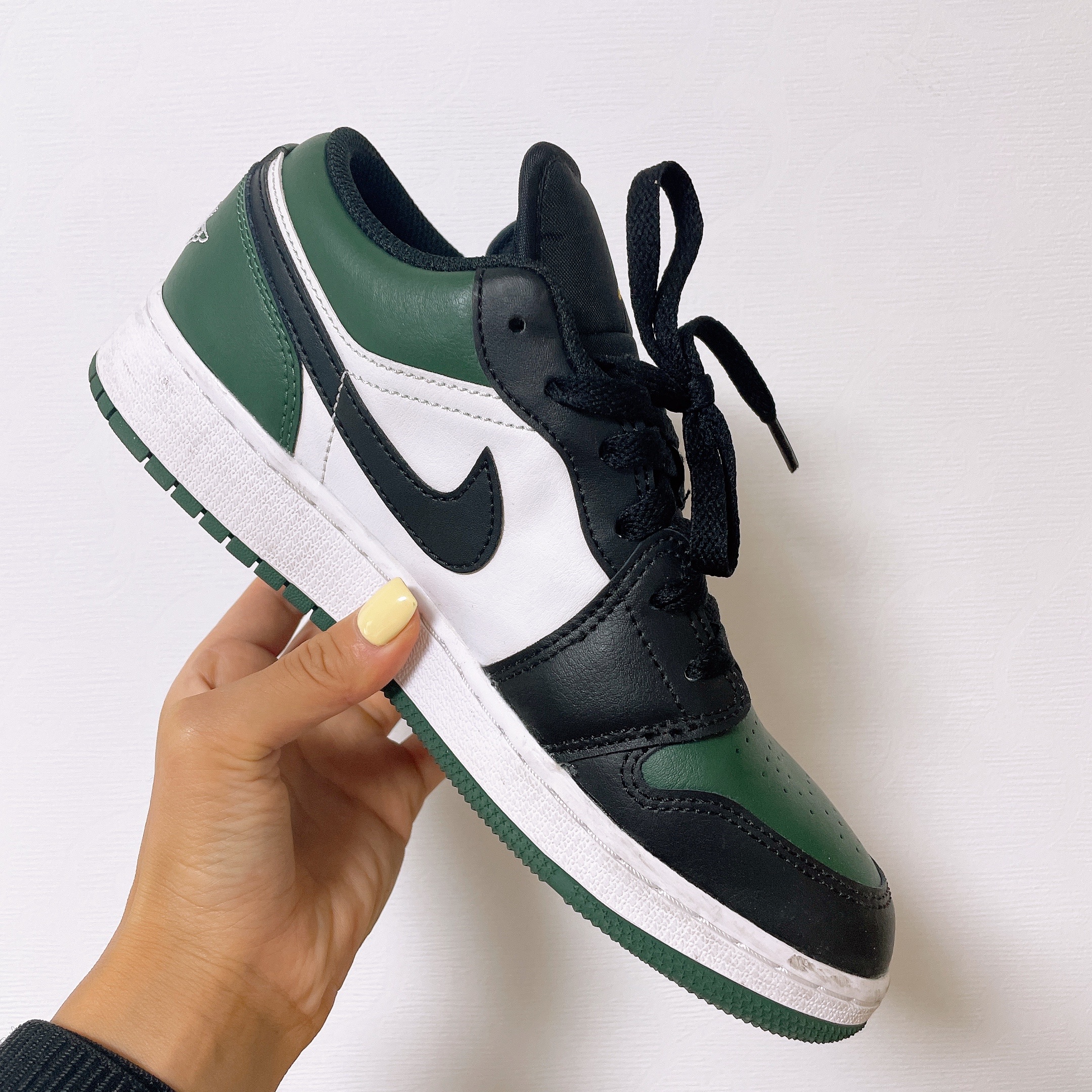 (GS) Jordan 1 Low Green Toe 착용 스타일