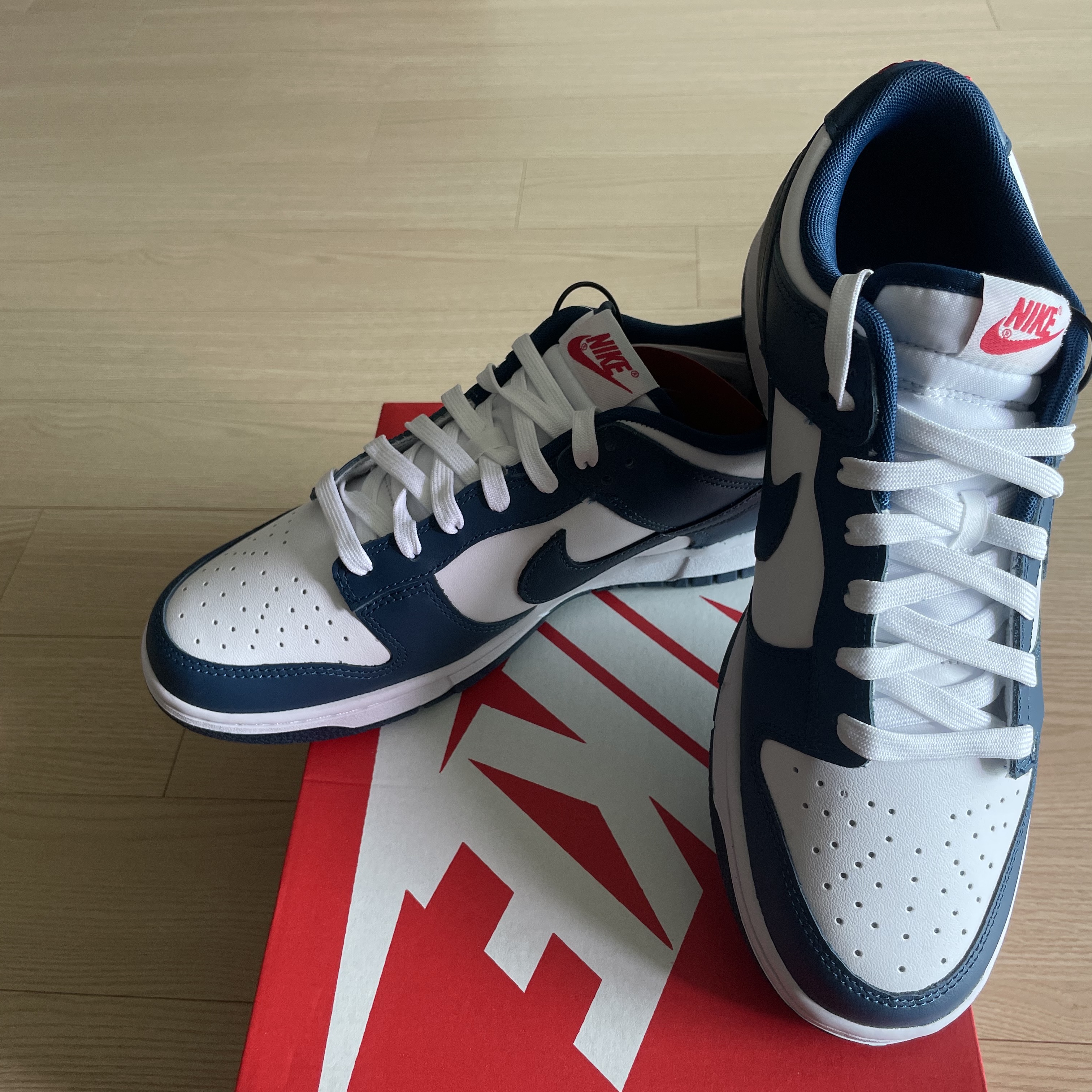 Nike Dunk Low Retro Valerian Blue 착용 스타일 - 2