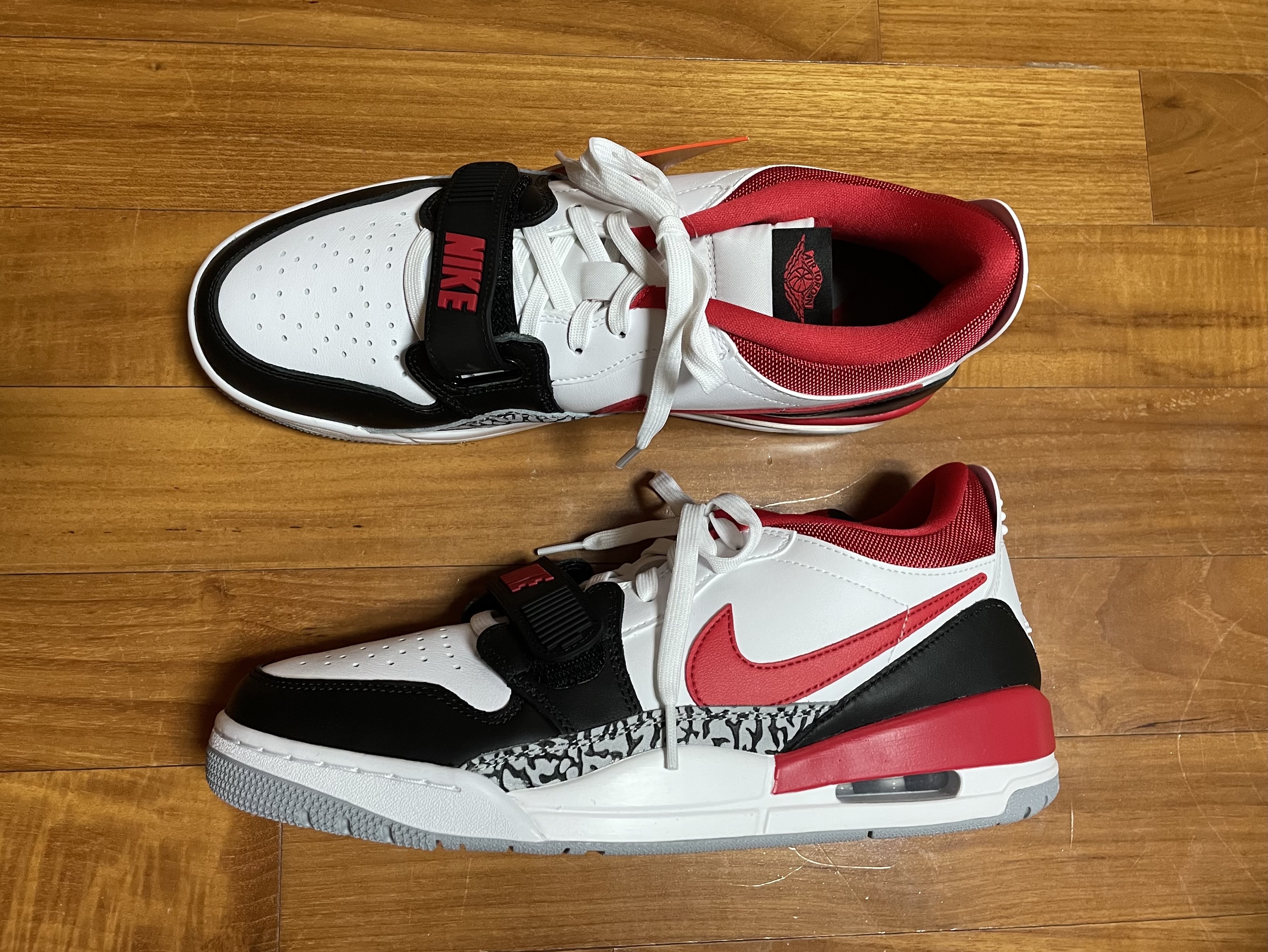 Jordan Legacy 312 Low Fire Red 착용 스타일 - 4