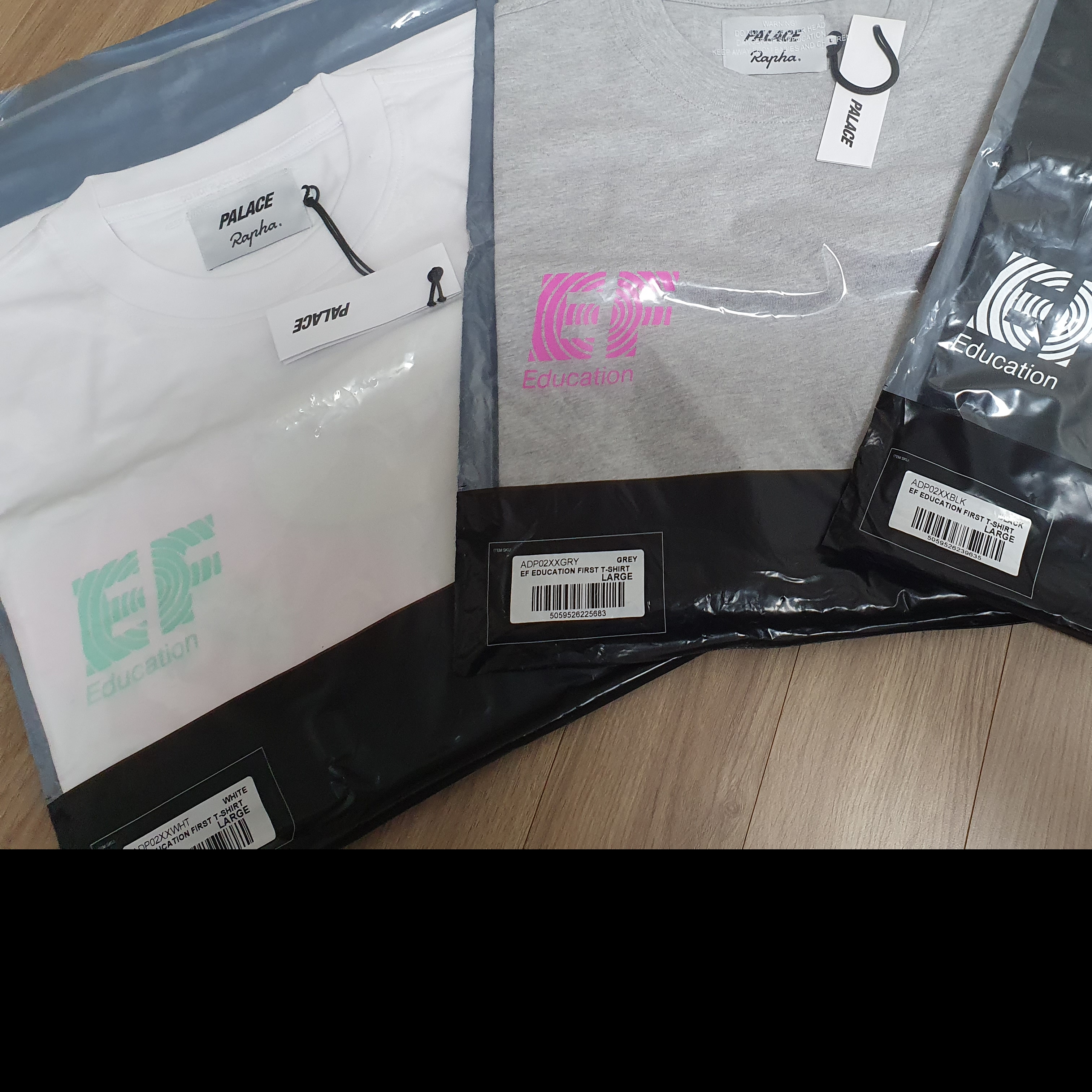 Palace x Rapha EF Education First T-Shirt Black - 22SS 착용 스타일
