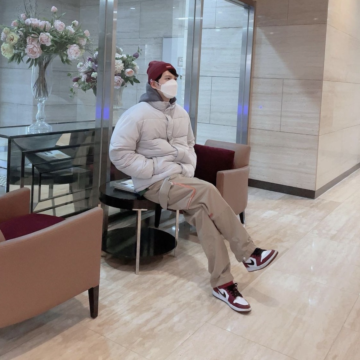 Jordan 1 Low Noble Red 착용 스타일