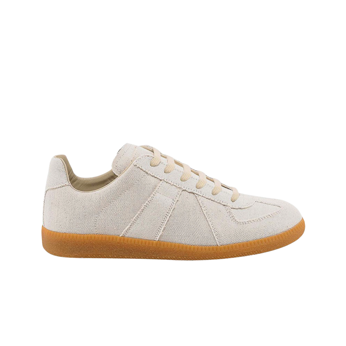 (W) 메종 마르지엘라 캔버스 레플리카 스니커즈 화이트((W) Maison Margiela Canvas Replica Sneakers White) - 1