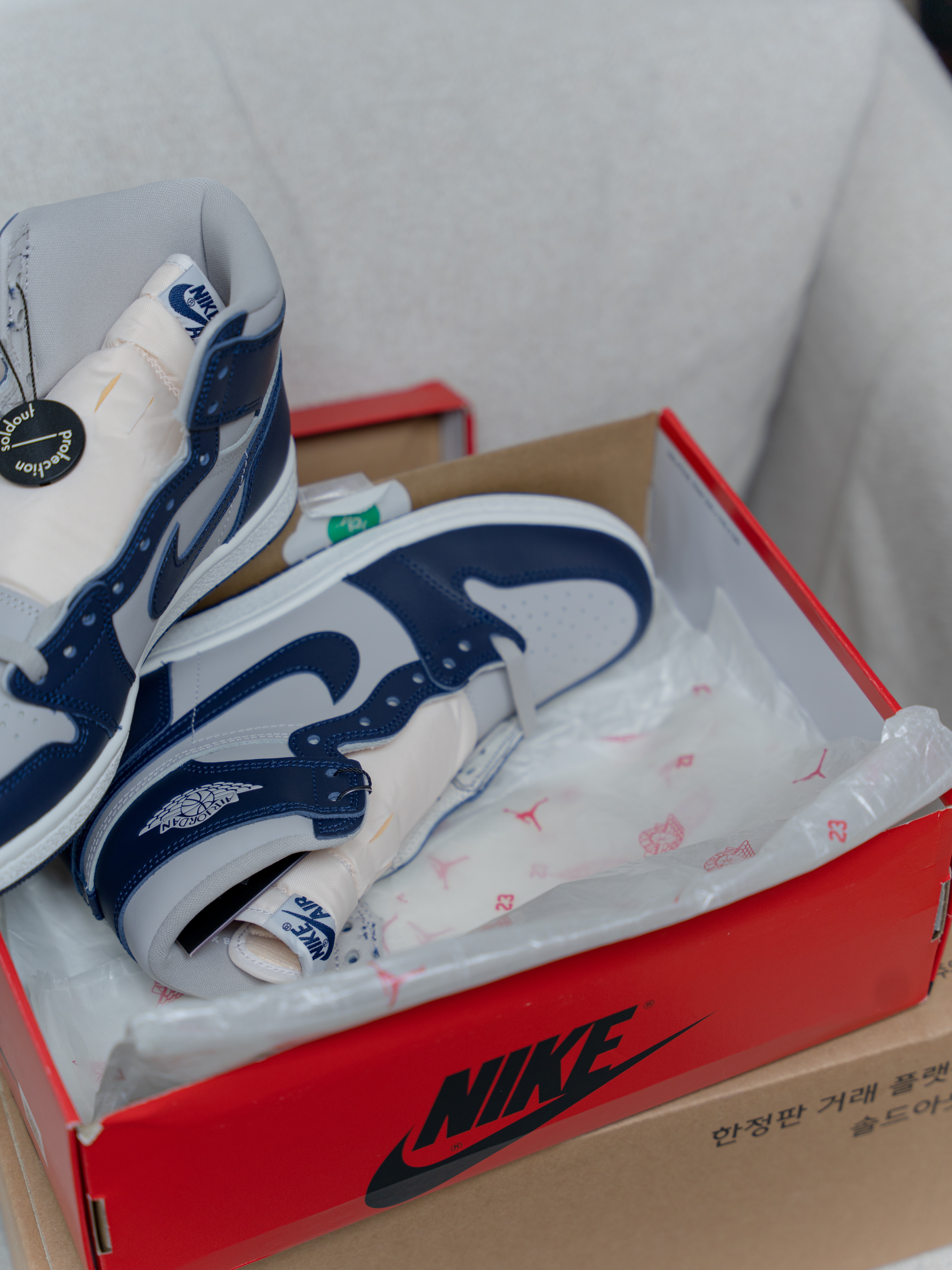 Jordan 1 High 85 College Navy 착용 스타일 - 2