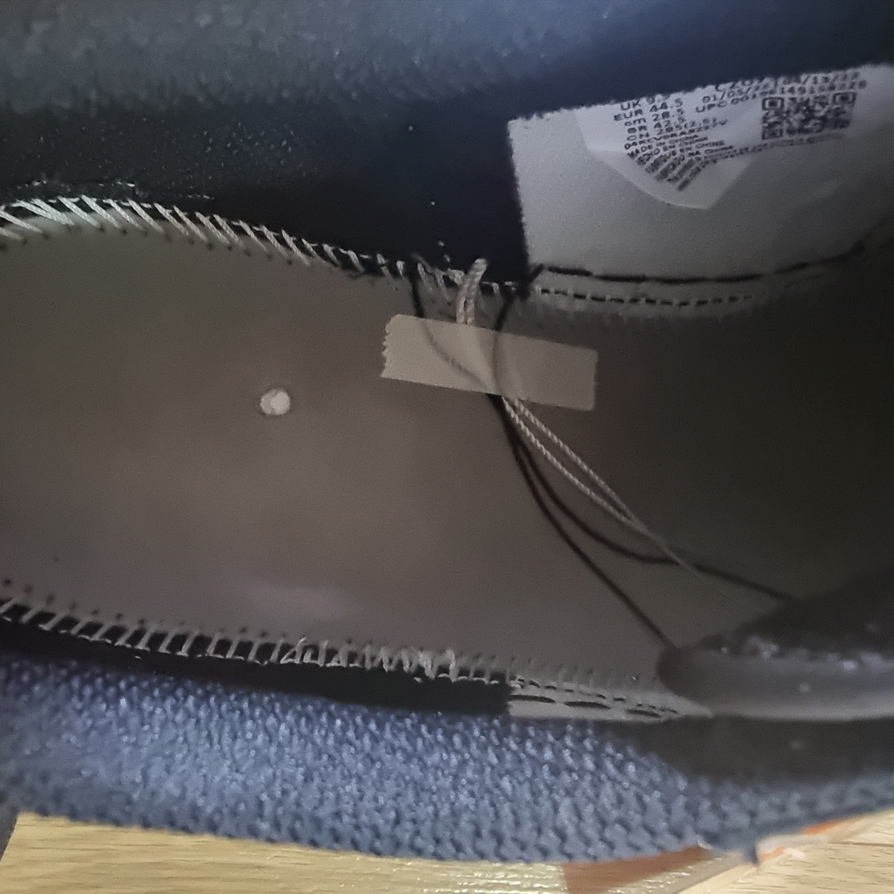 Jordan 1 Retro Low OG Black and Dark Powder Blue 착용 스타일