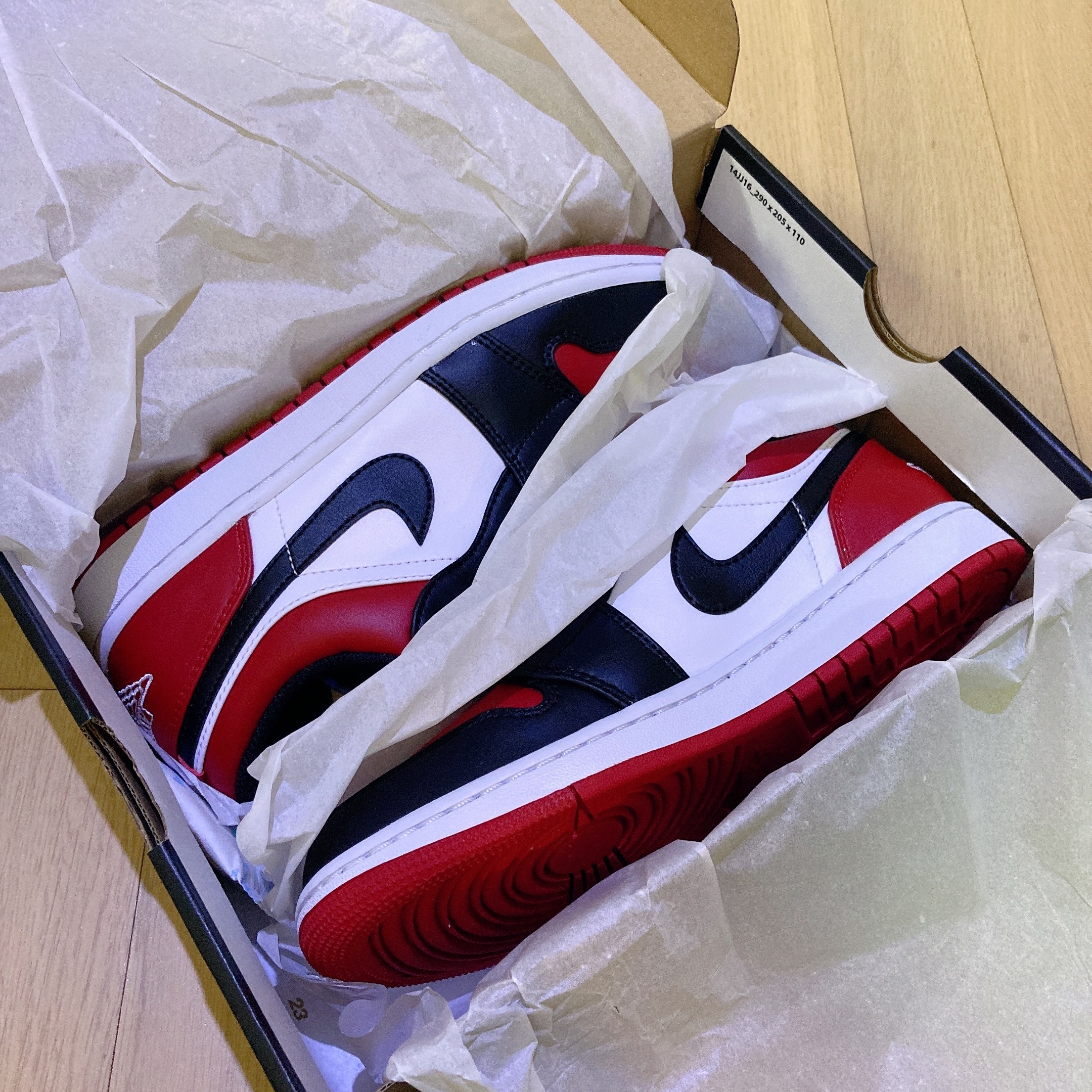Jordan 1 Low Bred Toe 착용 스타일
