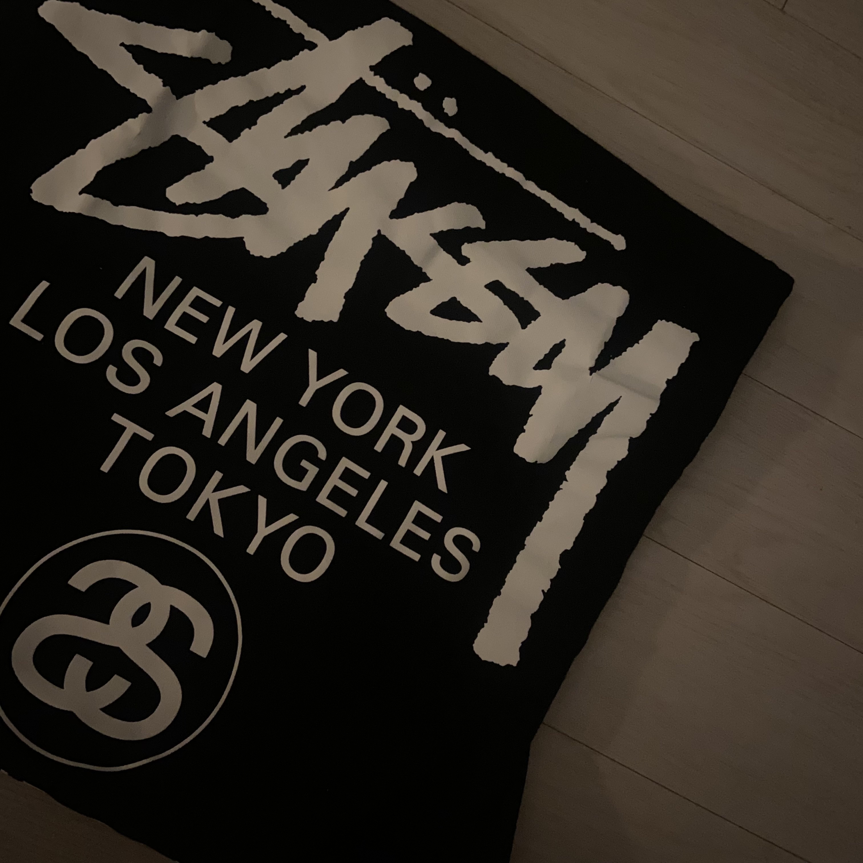 Stussy World Tour T-Shirt Black 착용 스타일 - 2