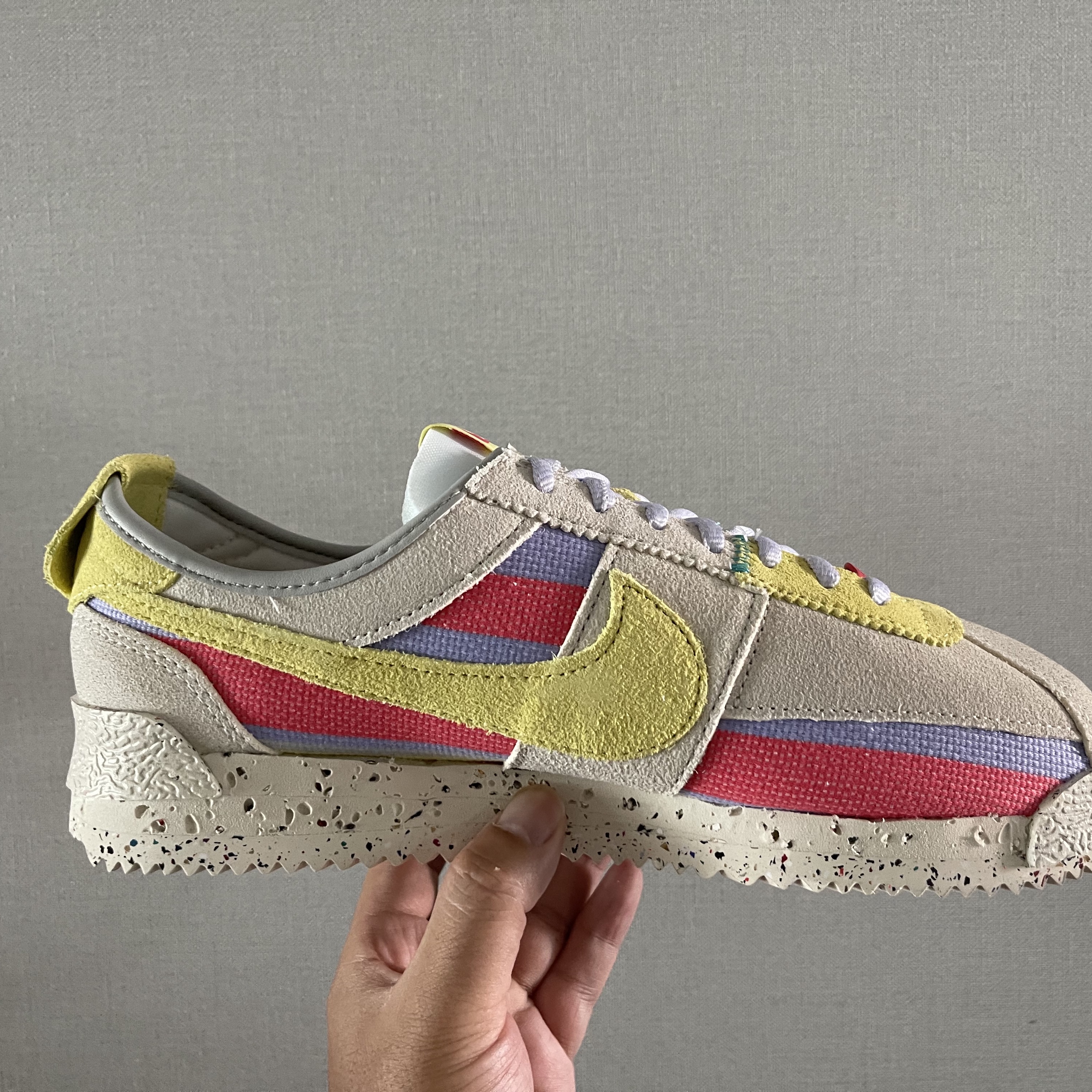 Nike x Union Cortez SP Lemon Frost 착용 스타일