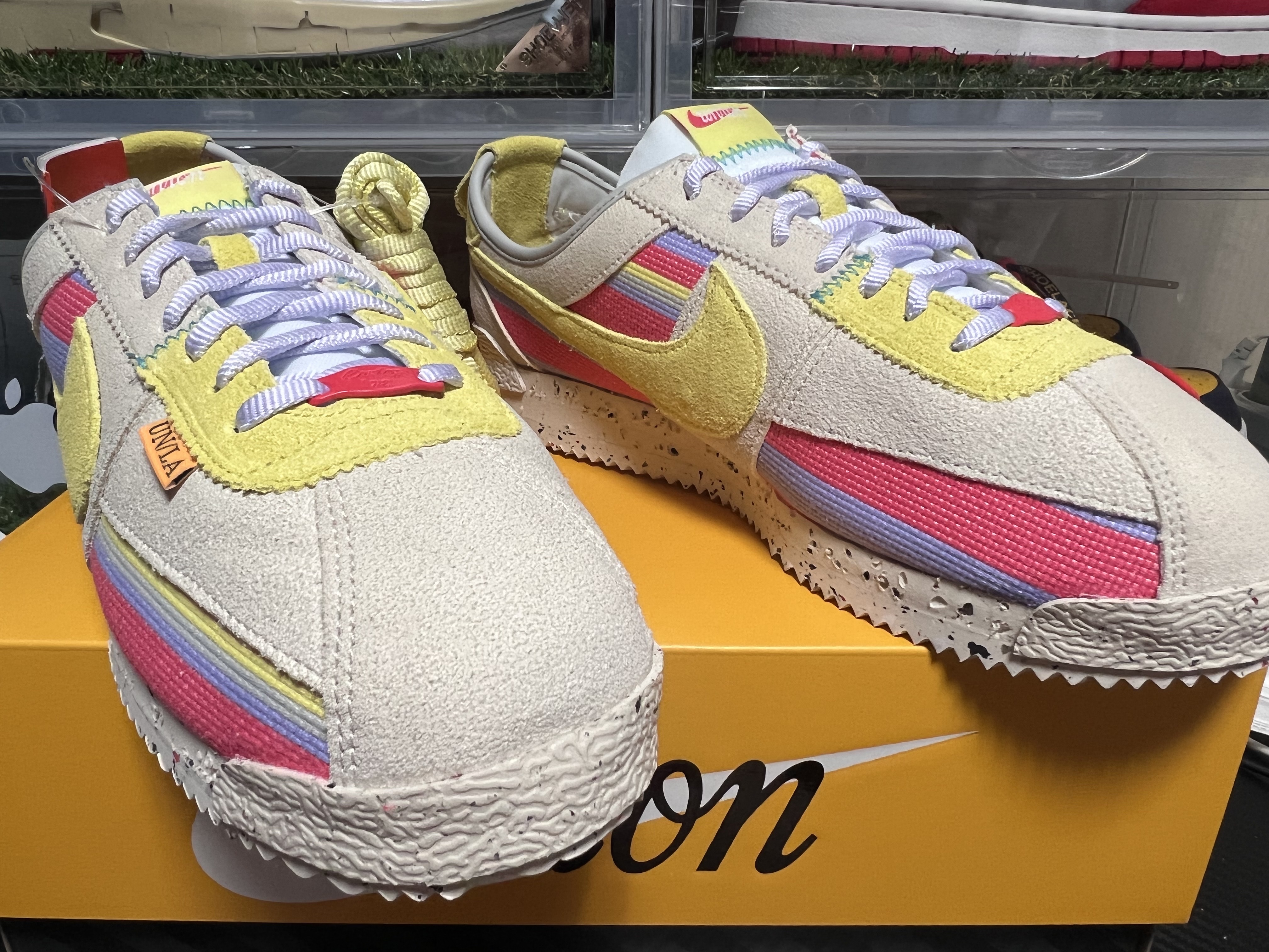 Nike x Union Cortez SP Lemon Frost 착용 스타일 - 2