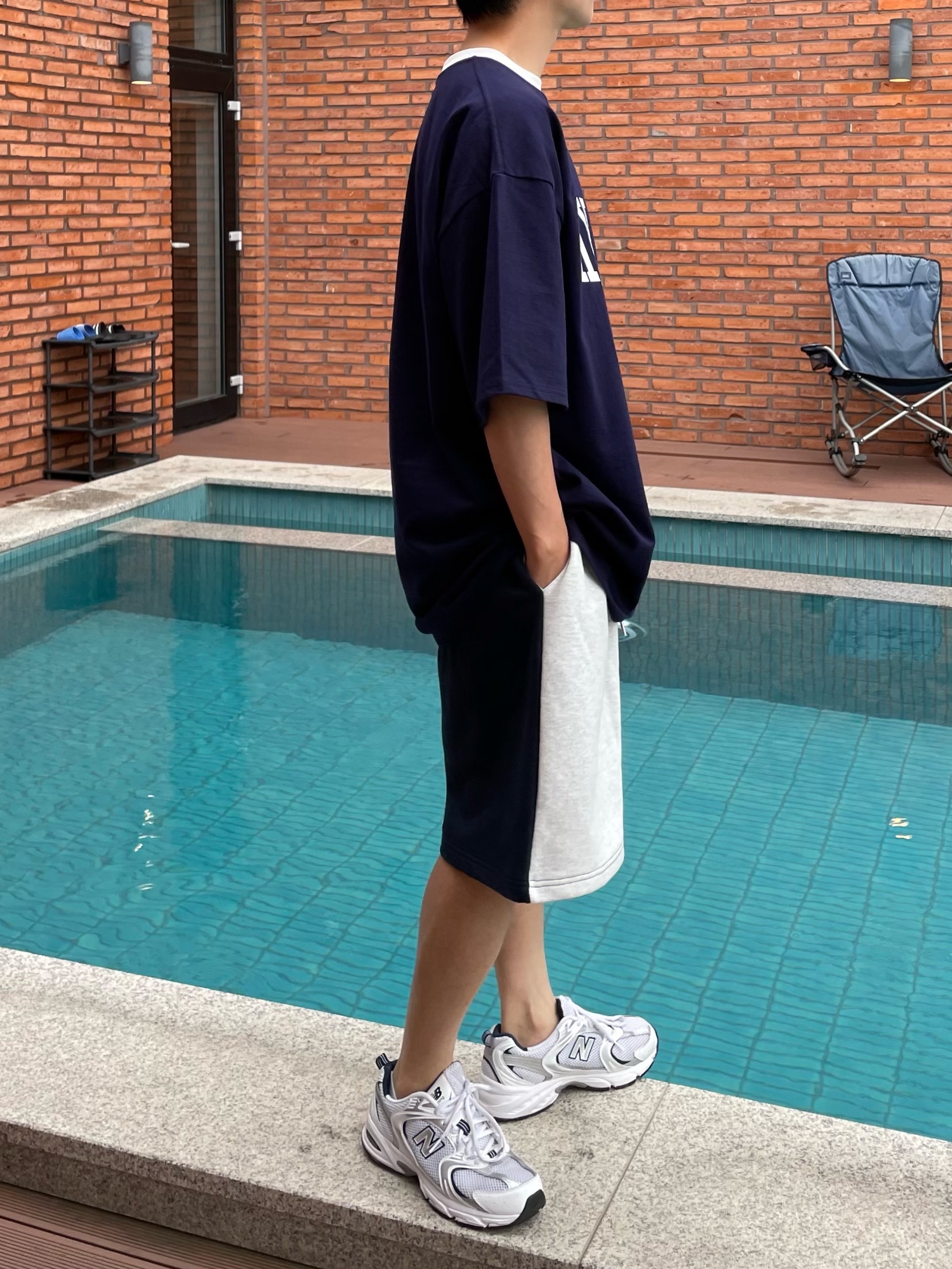 New Balance 530 White 착용 스타일 - 3