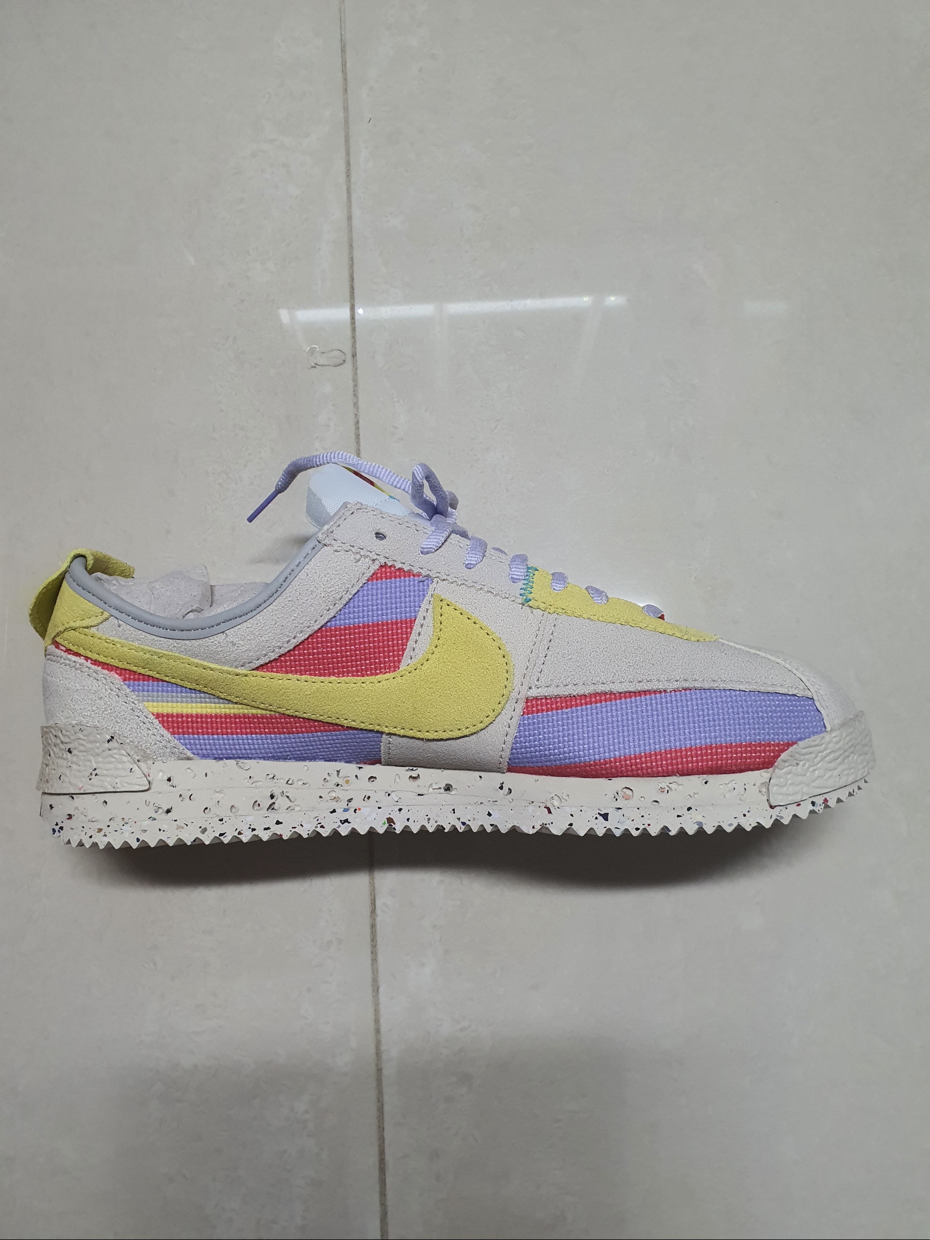 Nike x Union Cortez SP Lemon Frost 착용 스타일 - 3