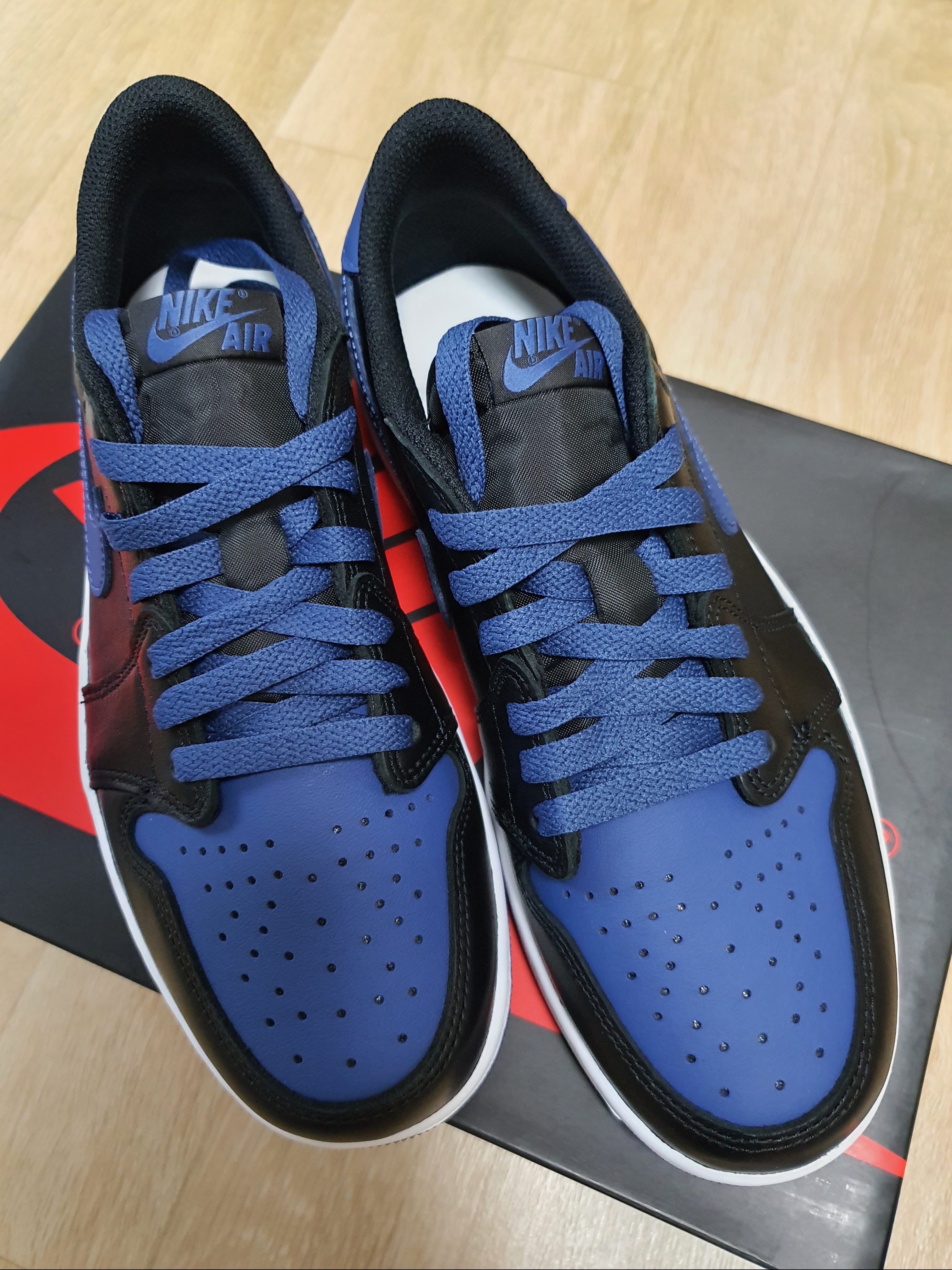 Jordan 1 Retro Low OG Mystic Navy 착용 스타일 - 1