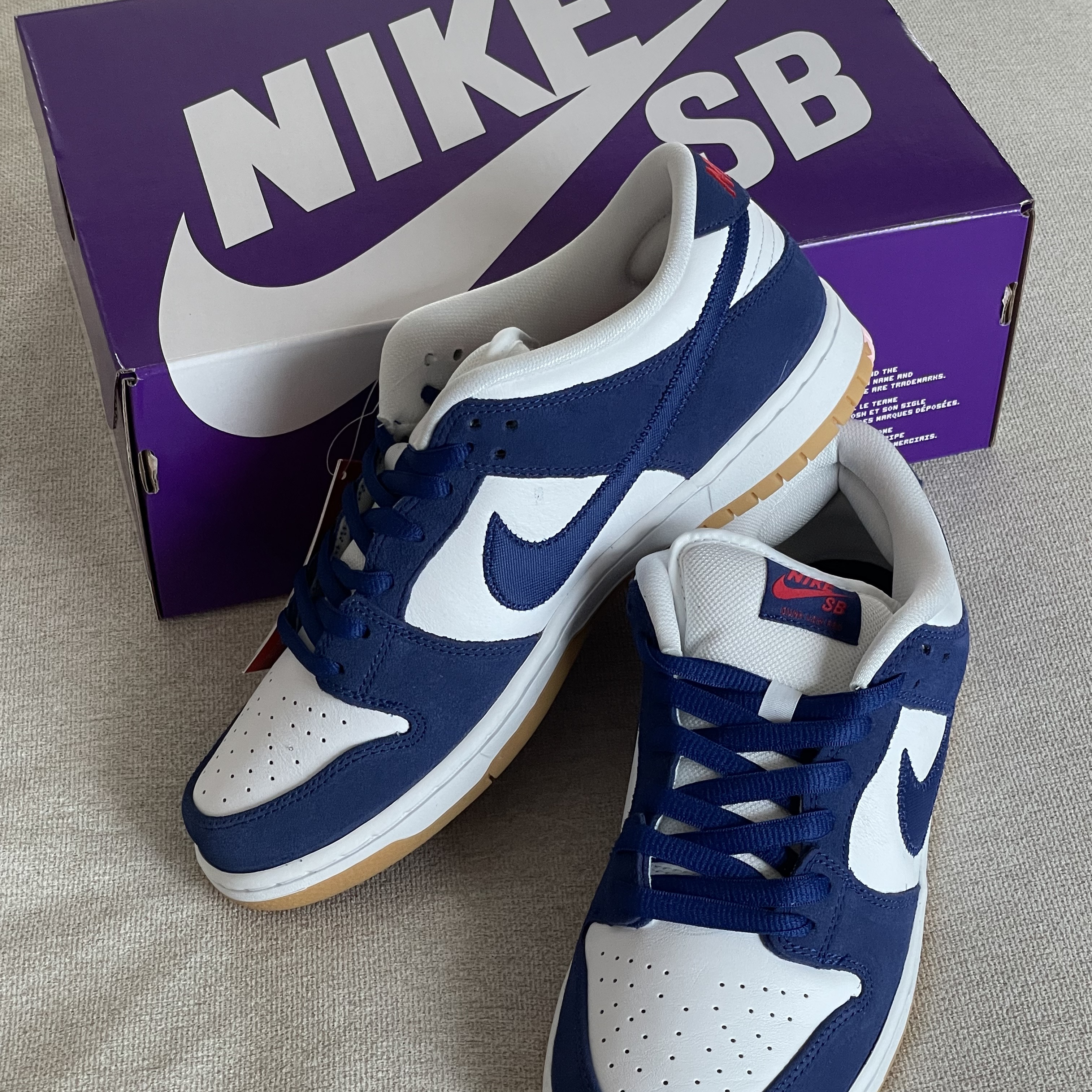 Nike SB Dunk Low Pro Premium Deep Royal Blue 착용 스타일