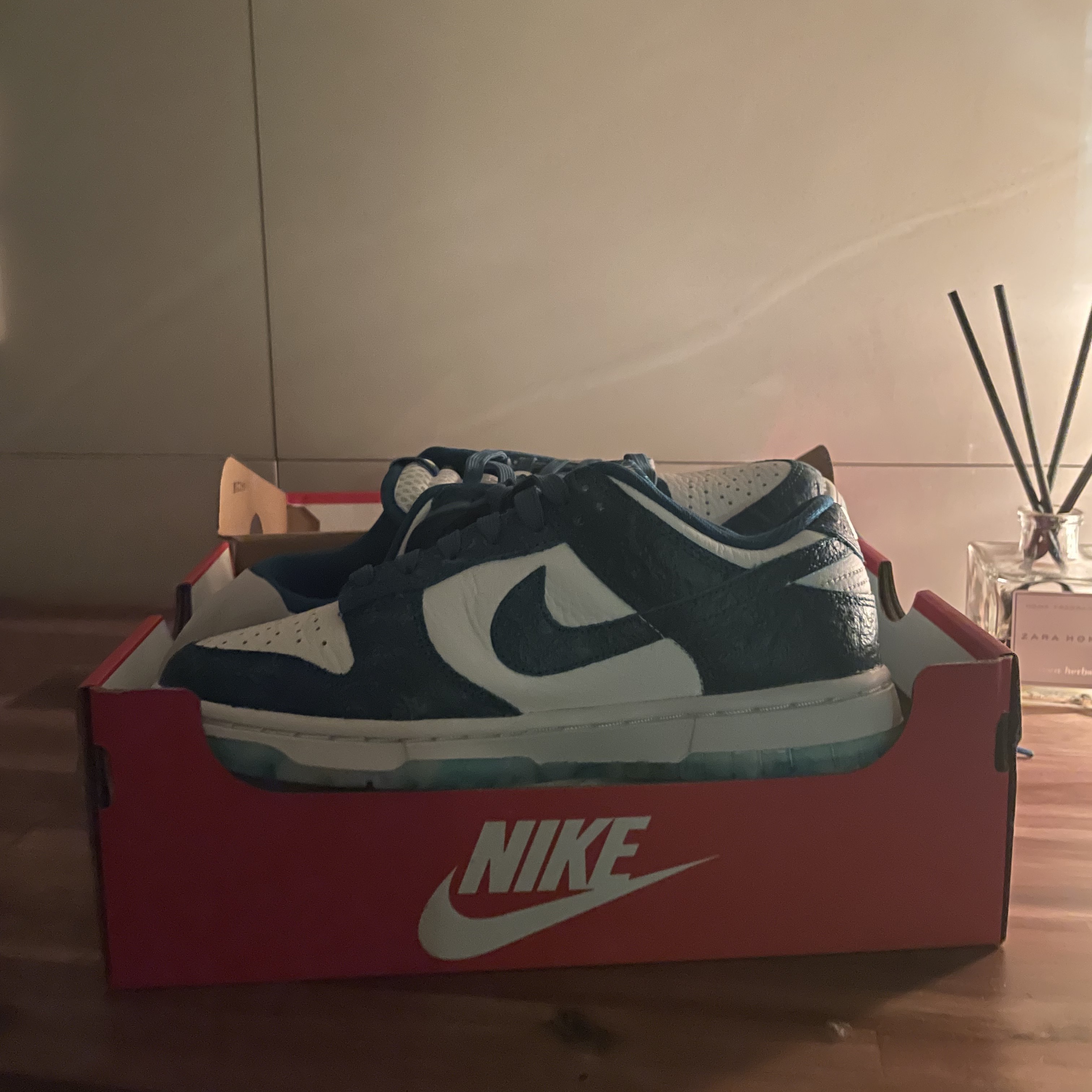 (W) Nike Dunk Low Ocean 착용 스타일 - 1