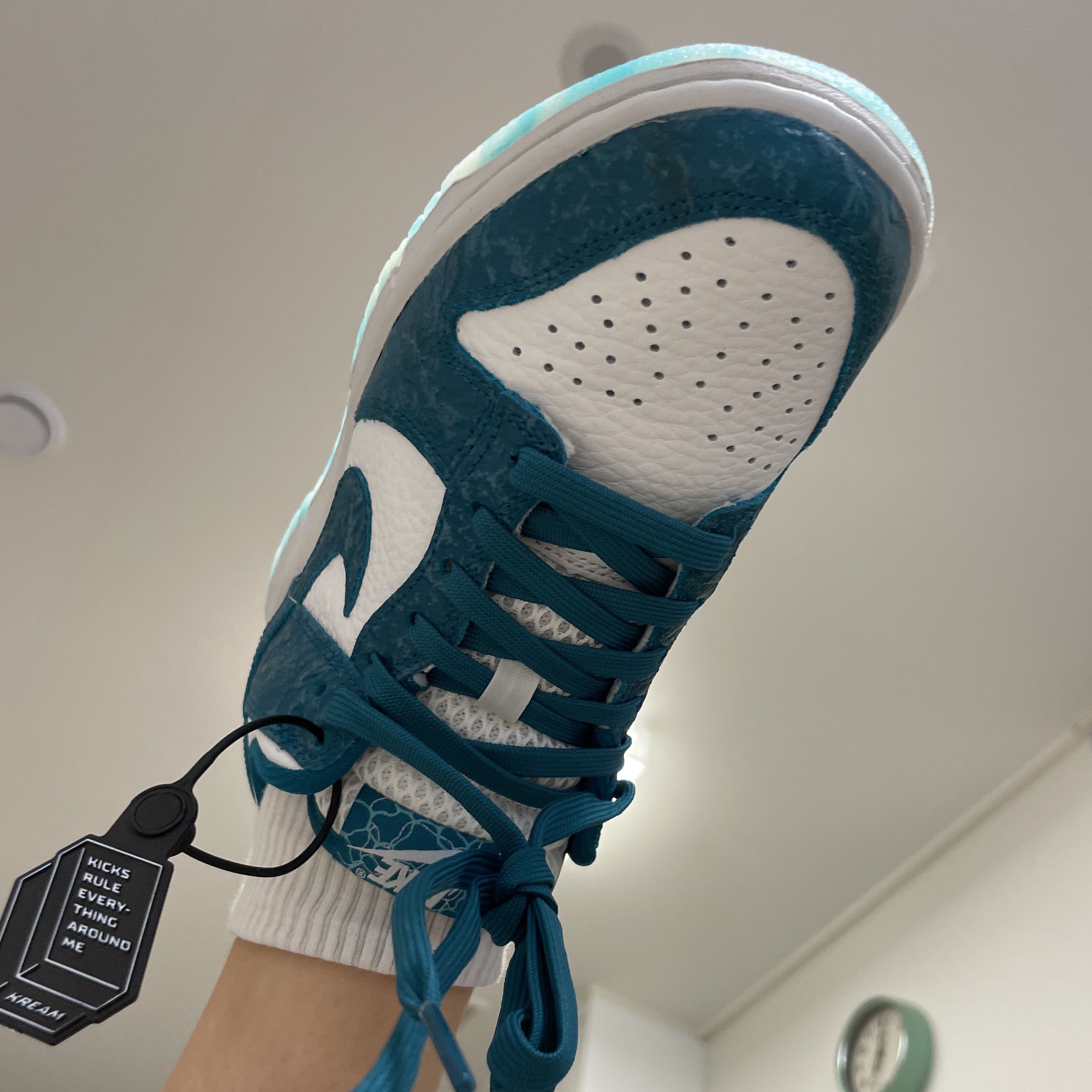 (W) Nike Dunk Low Ocean 착용 스타일 - 4