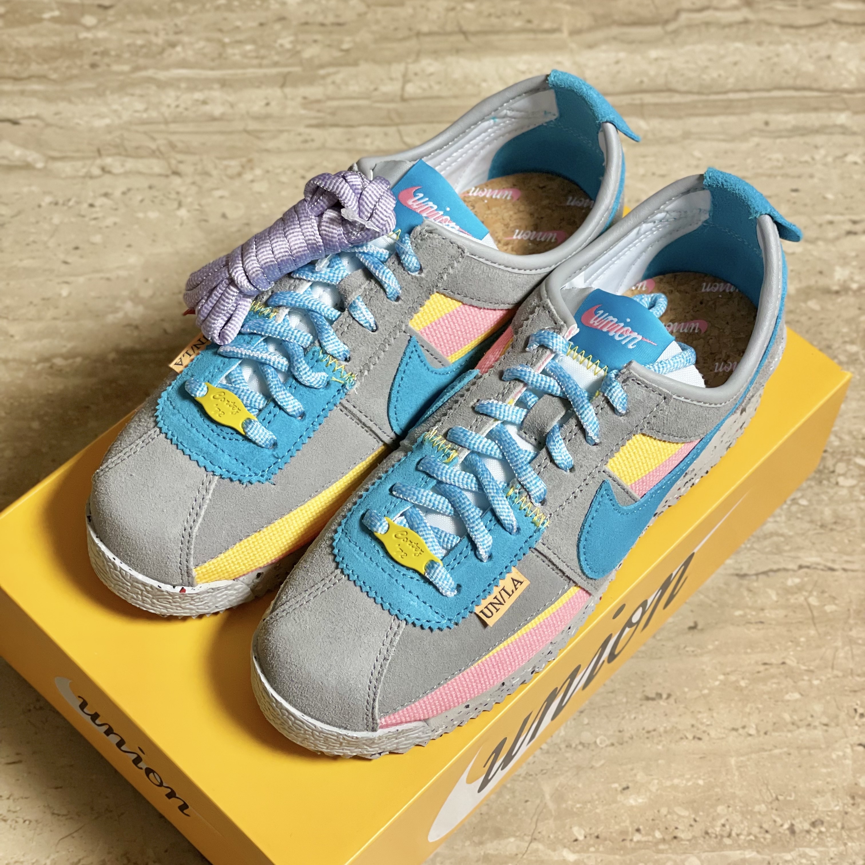 Nike x Union Cortez SP Light Smoke 착용 스타일