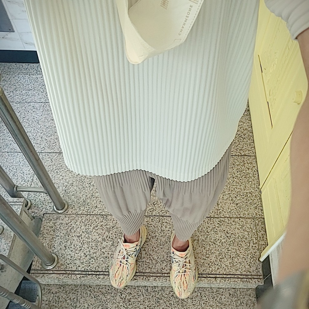 Adidas Yeezy Boost 350 V2 MX Oat 착용 스타일