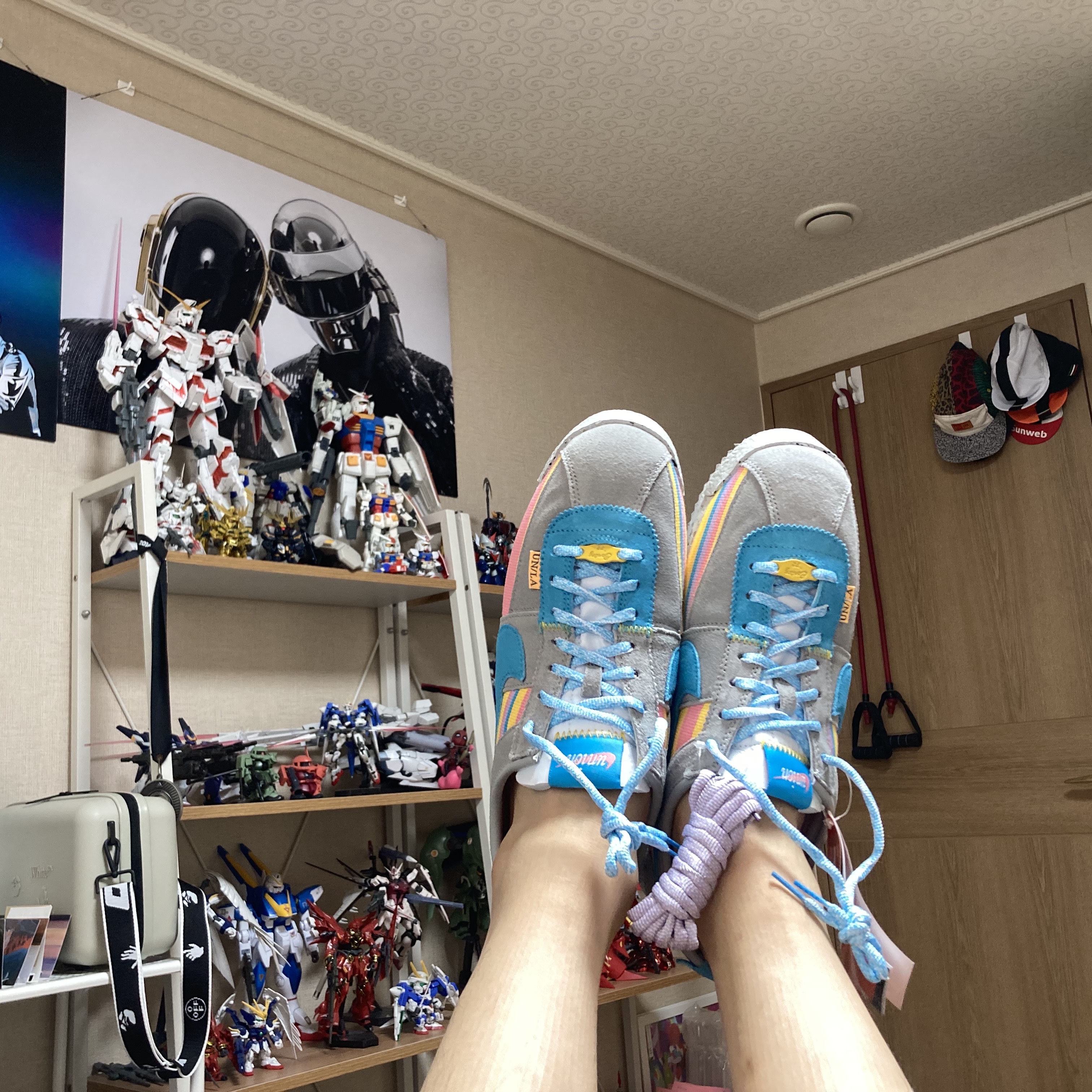 Nike x Union Cortez SP Light Smoke 착용 스타일 - 1