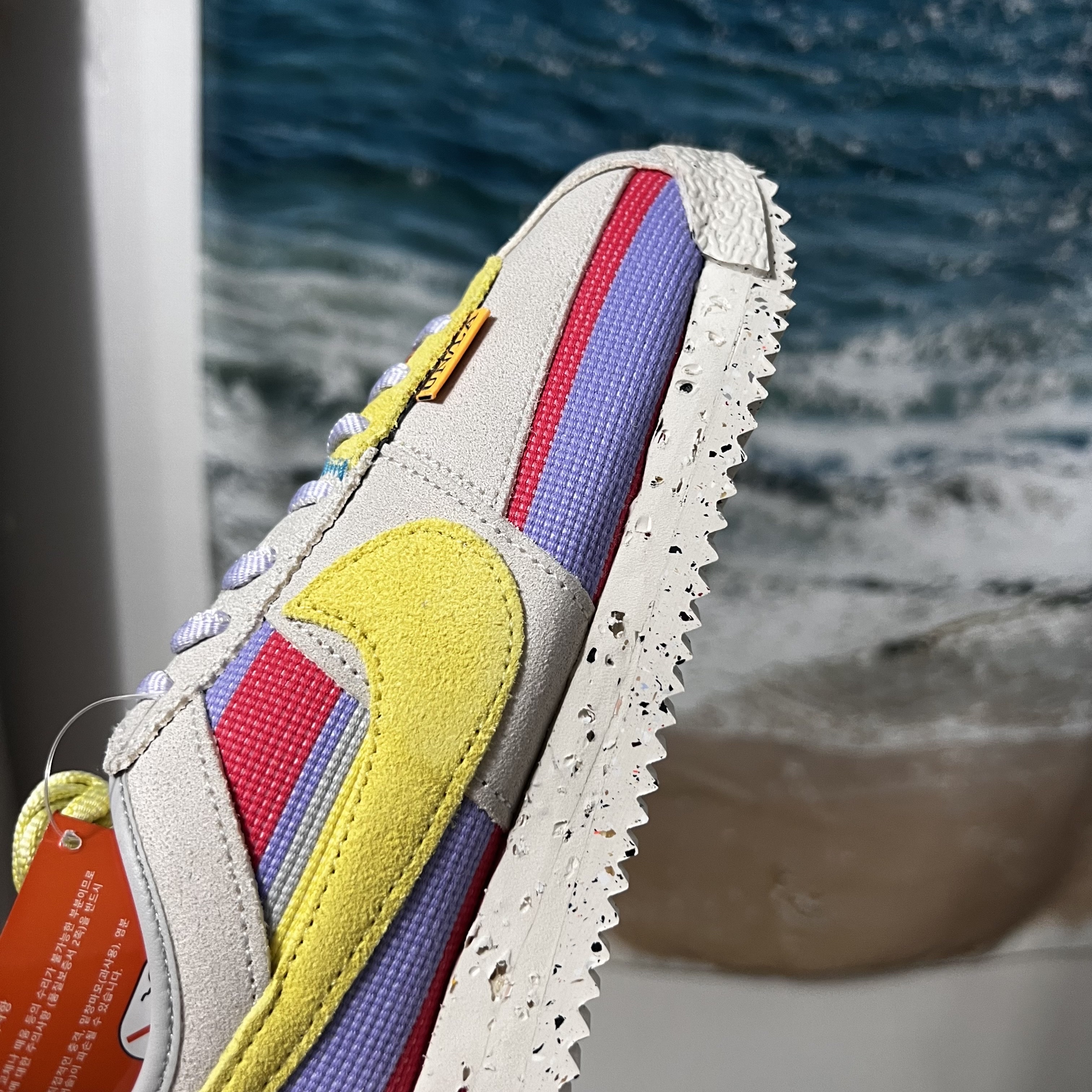 Nike x Union Cortez SP Lemon Frost 착용 스타일 - 2