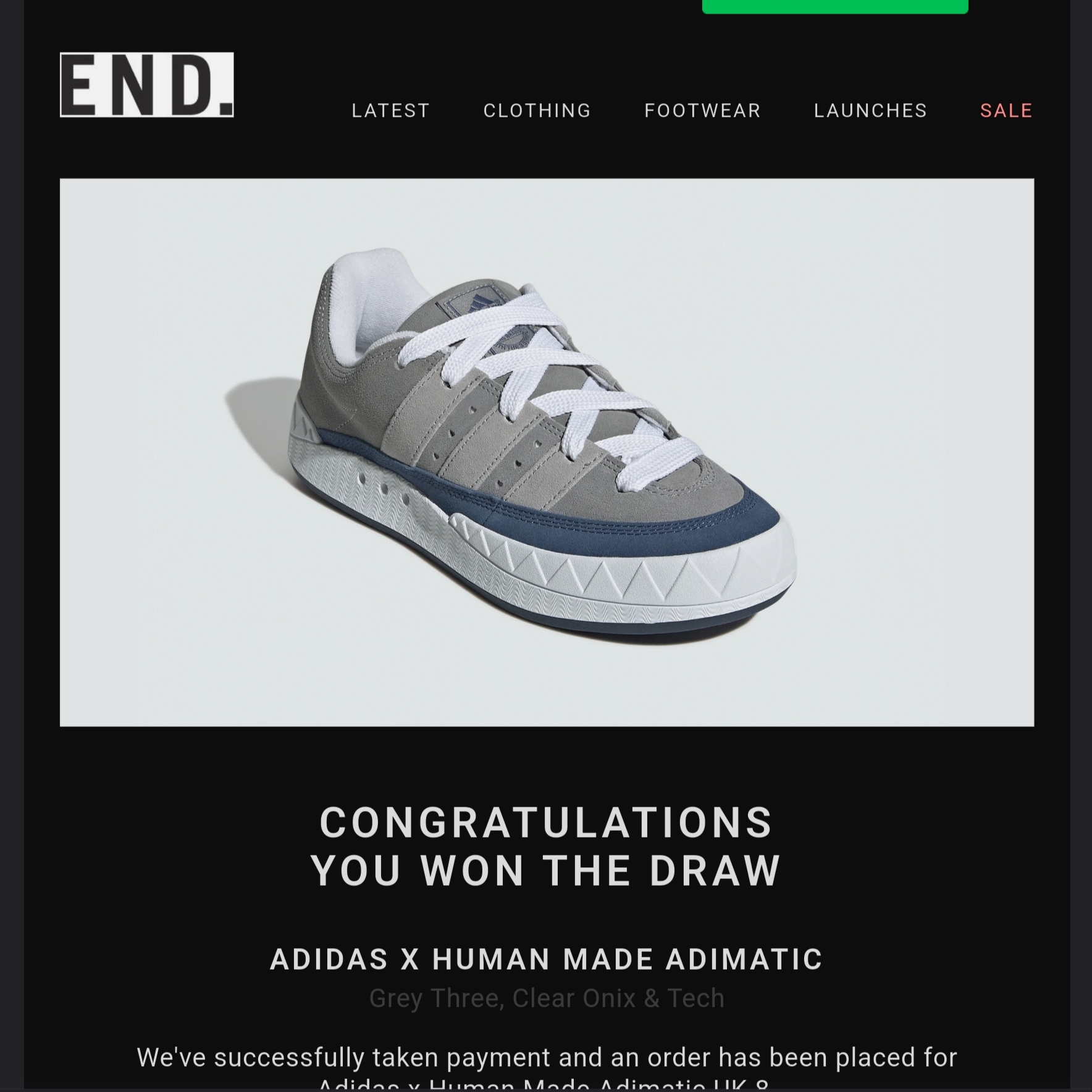 Adidas x Human Made Adimatic Gray 착용 스타일