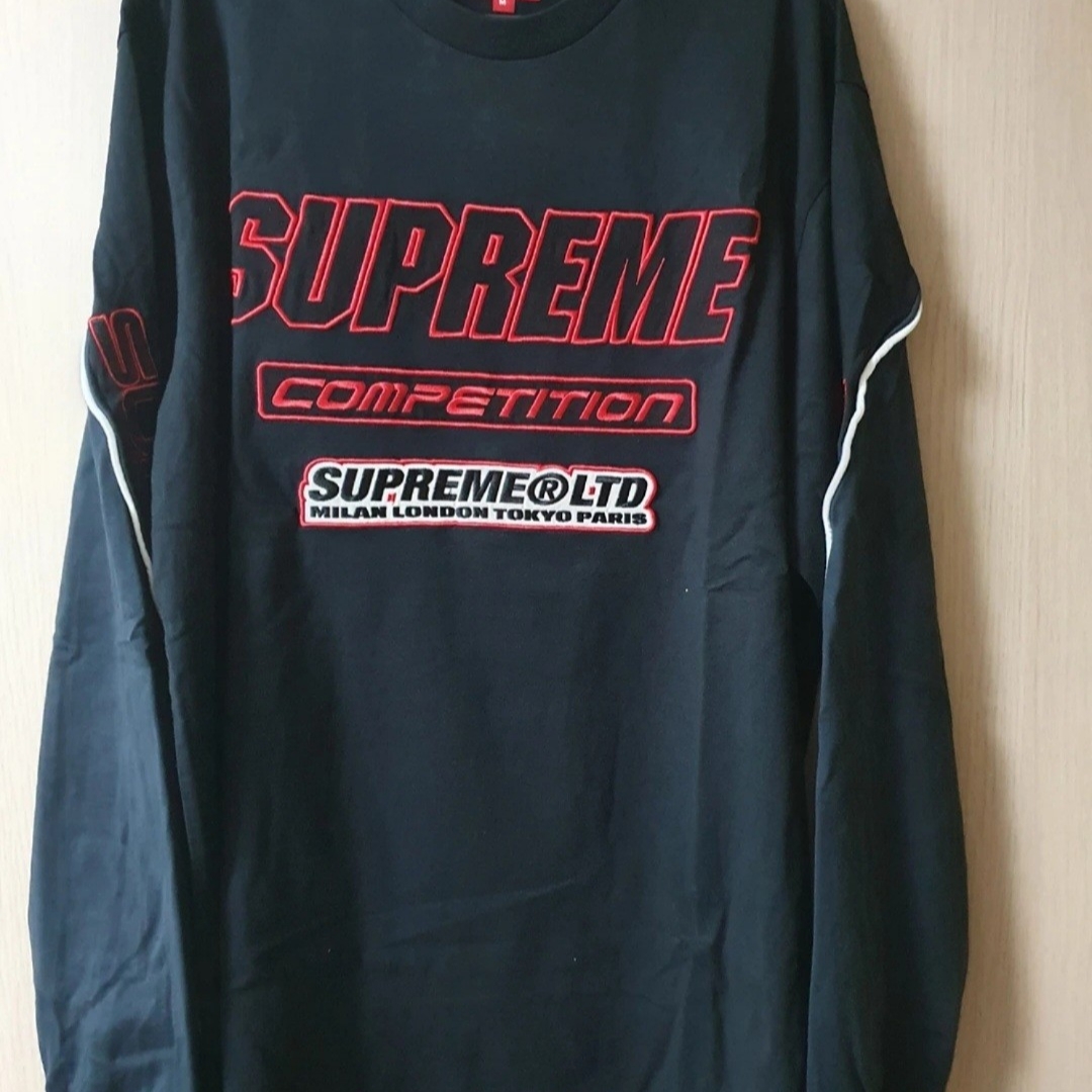 Supreme Competition L/S Top Black - 22SS 착용 스타일 - 1