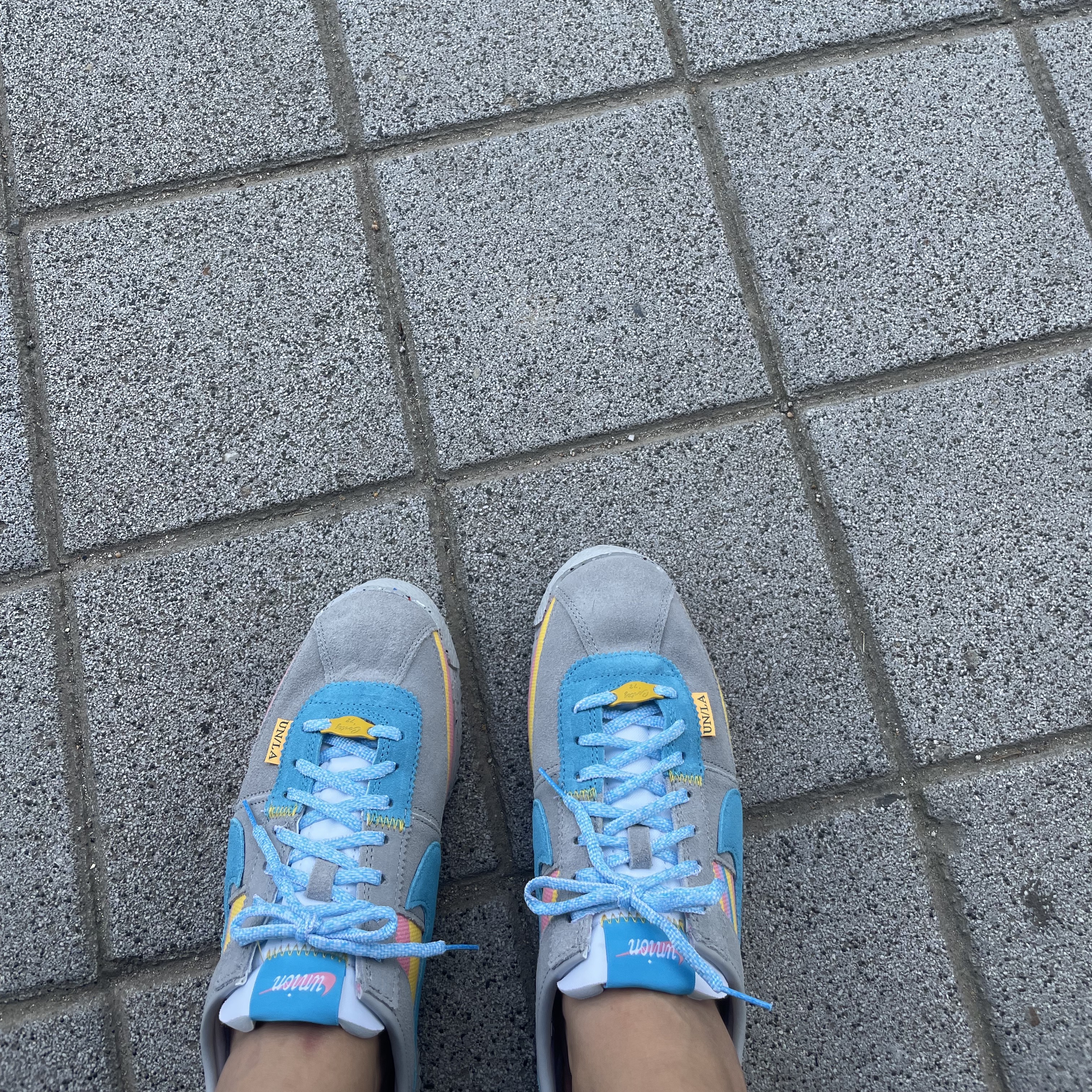 Nike x Union Cortez SP Light Smoke 착용 스타일 - 2