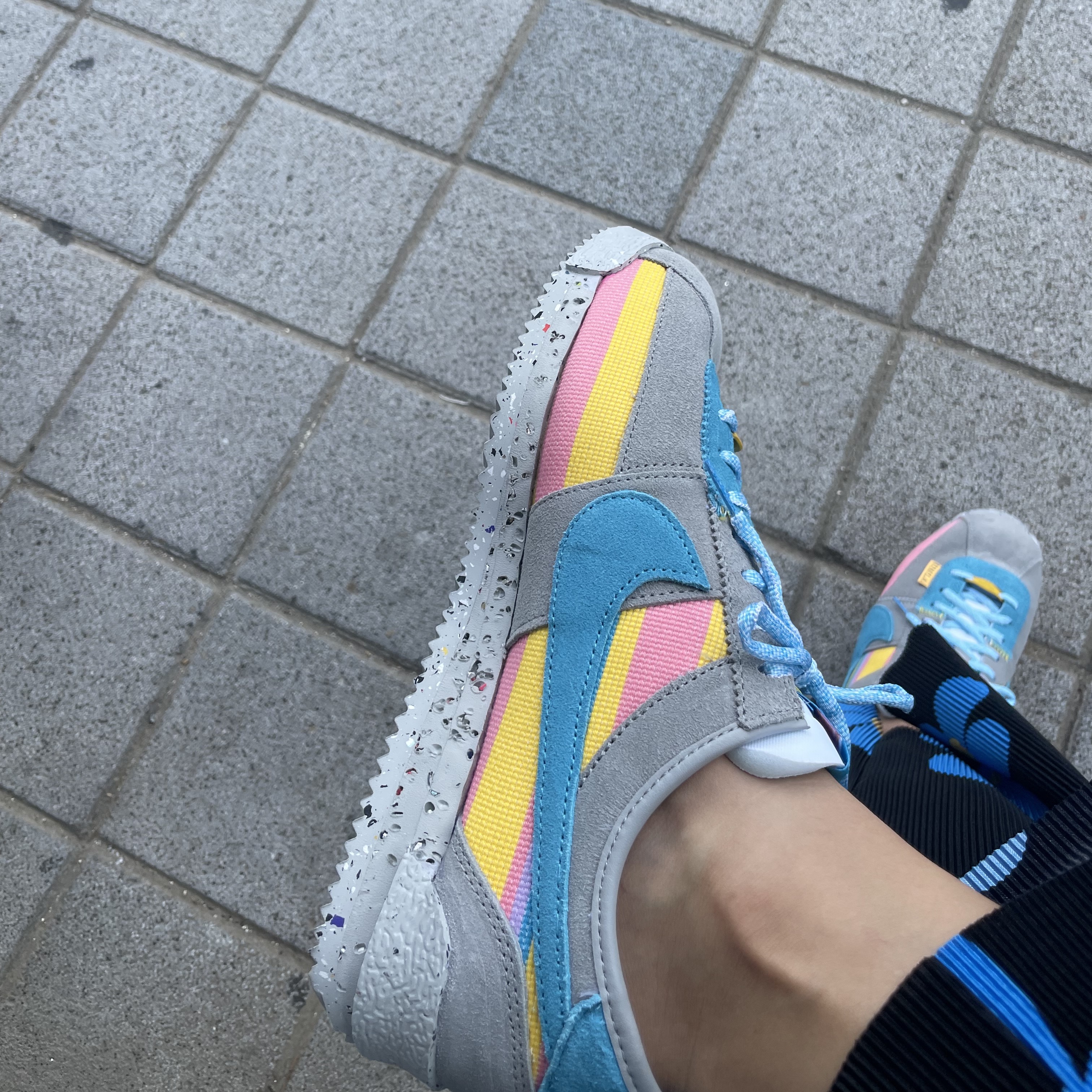 Nike x Union Cortez SP Light Smoke 착용 스타일 - 1