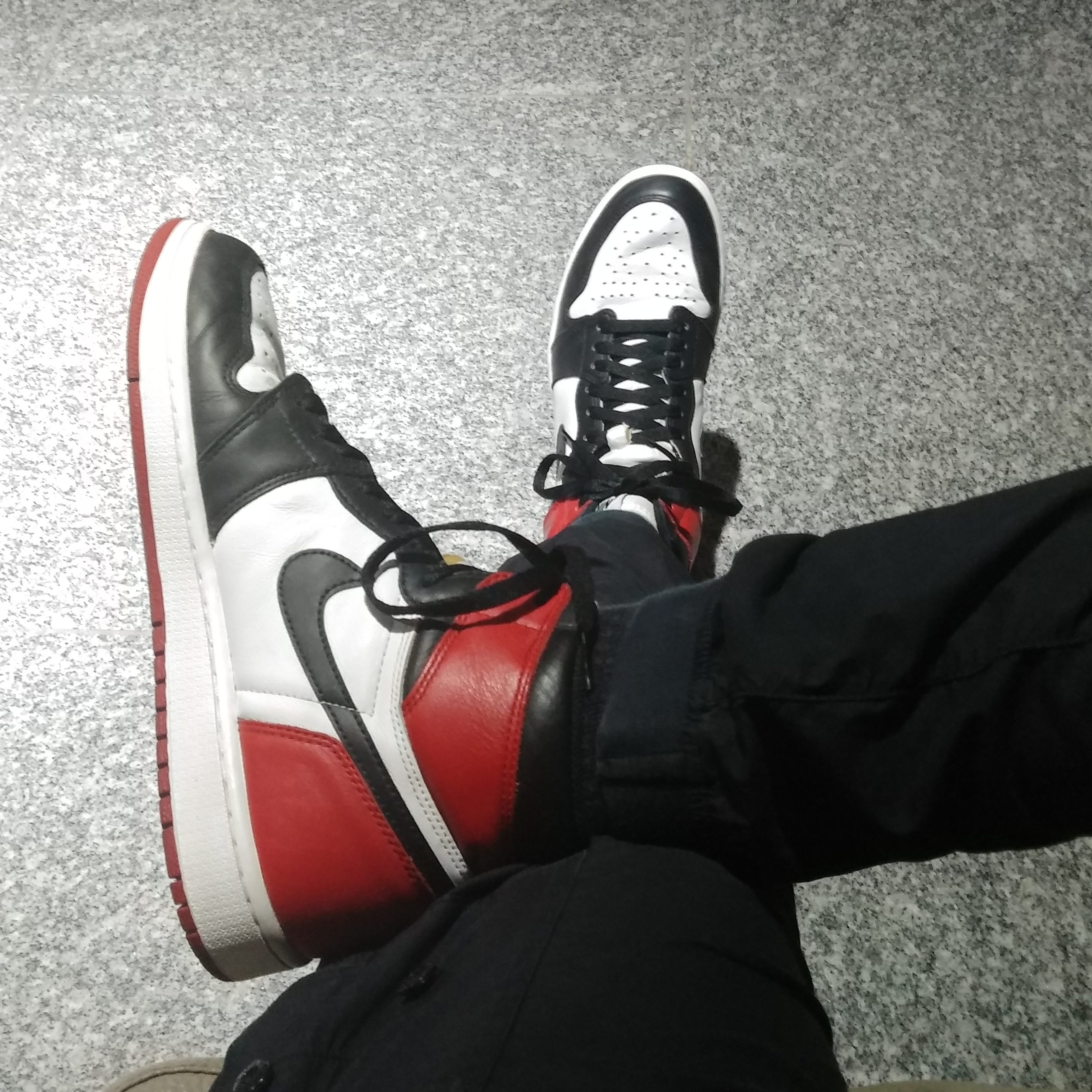 Jordan 1 Retro High OG Black Toe 2016 착용 스타일