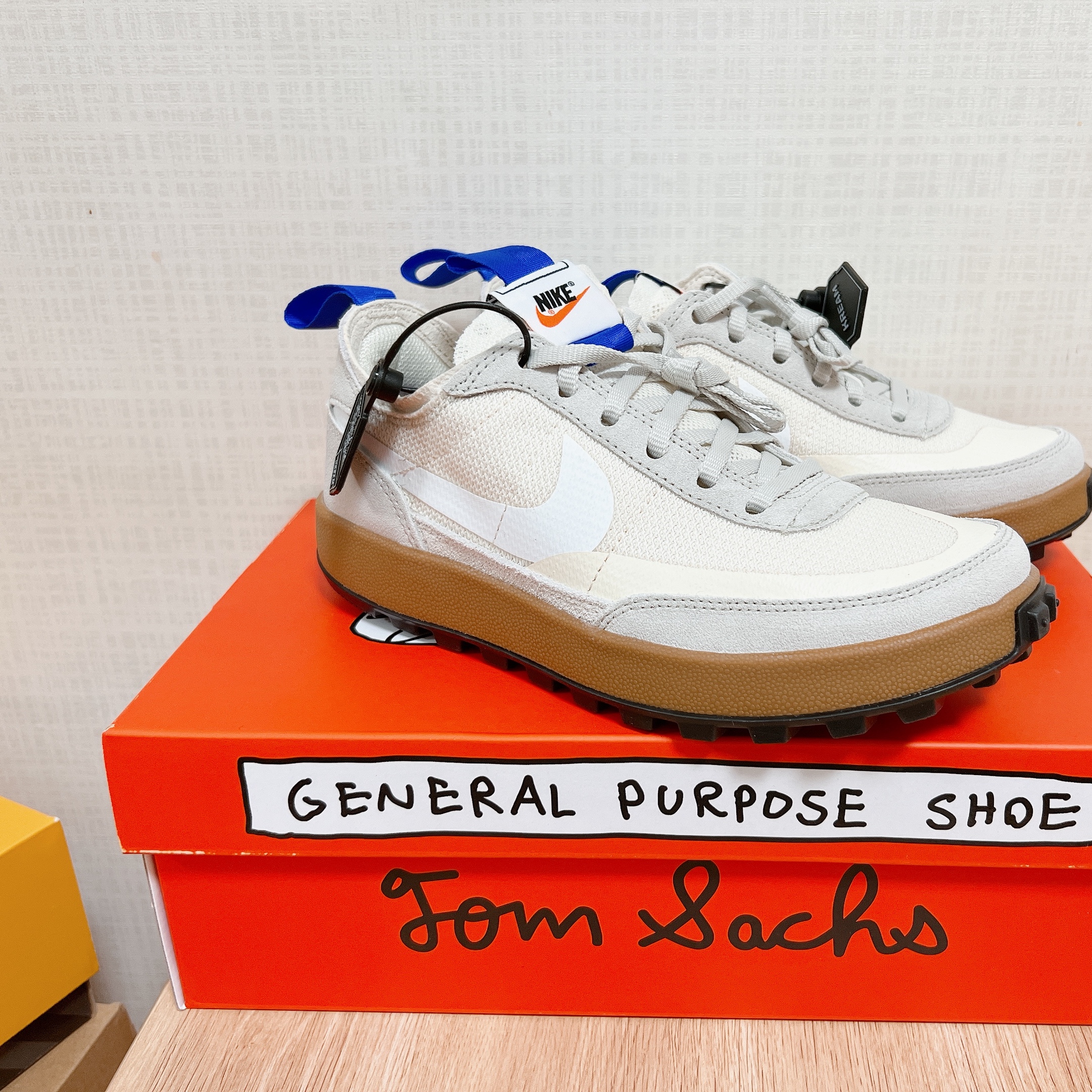 Nike x Tom Sachs General Purpose Shoe Light Cream 착용 스타일