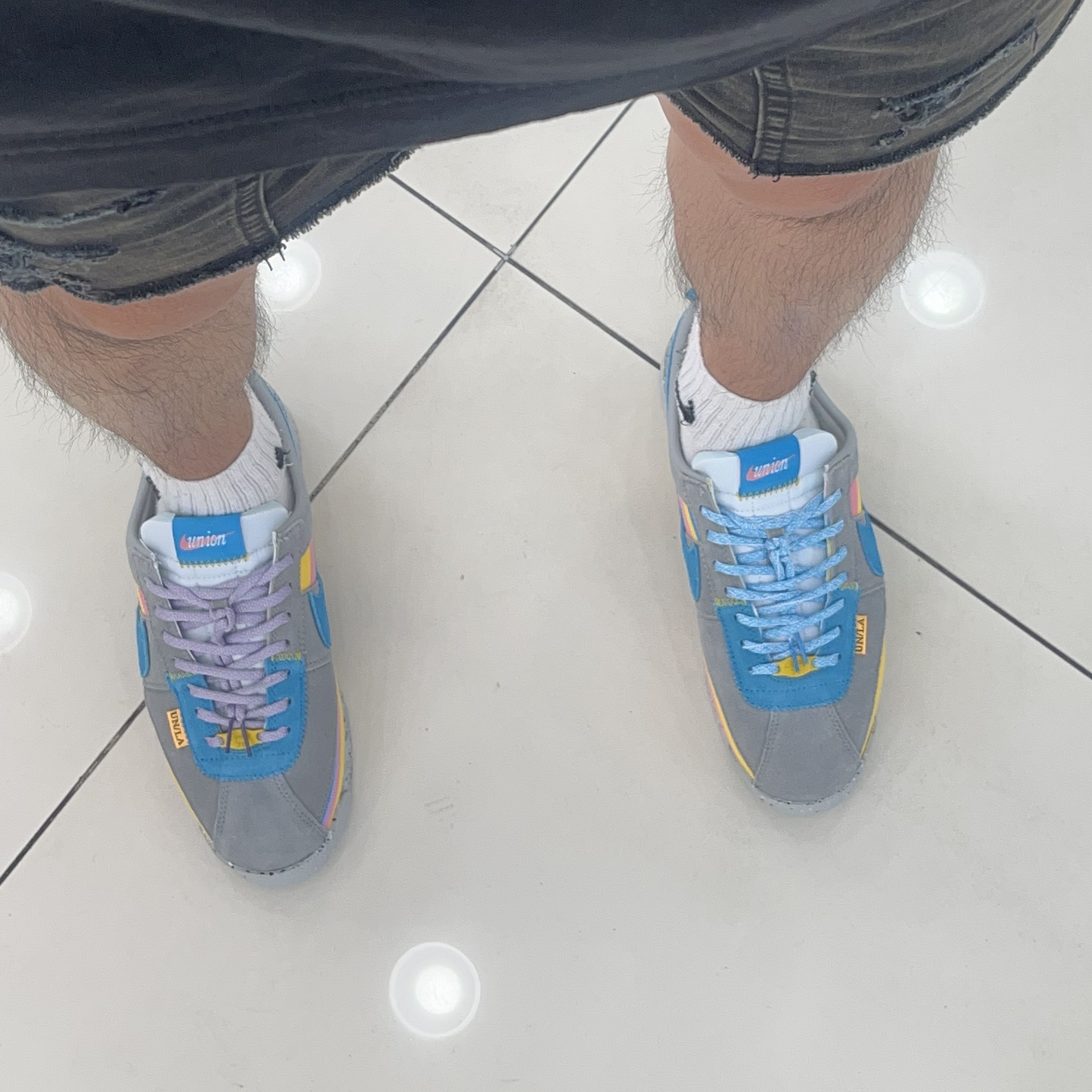 Nike x Union Cortez SP Light Smoke 착용 스타일