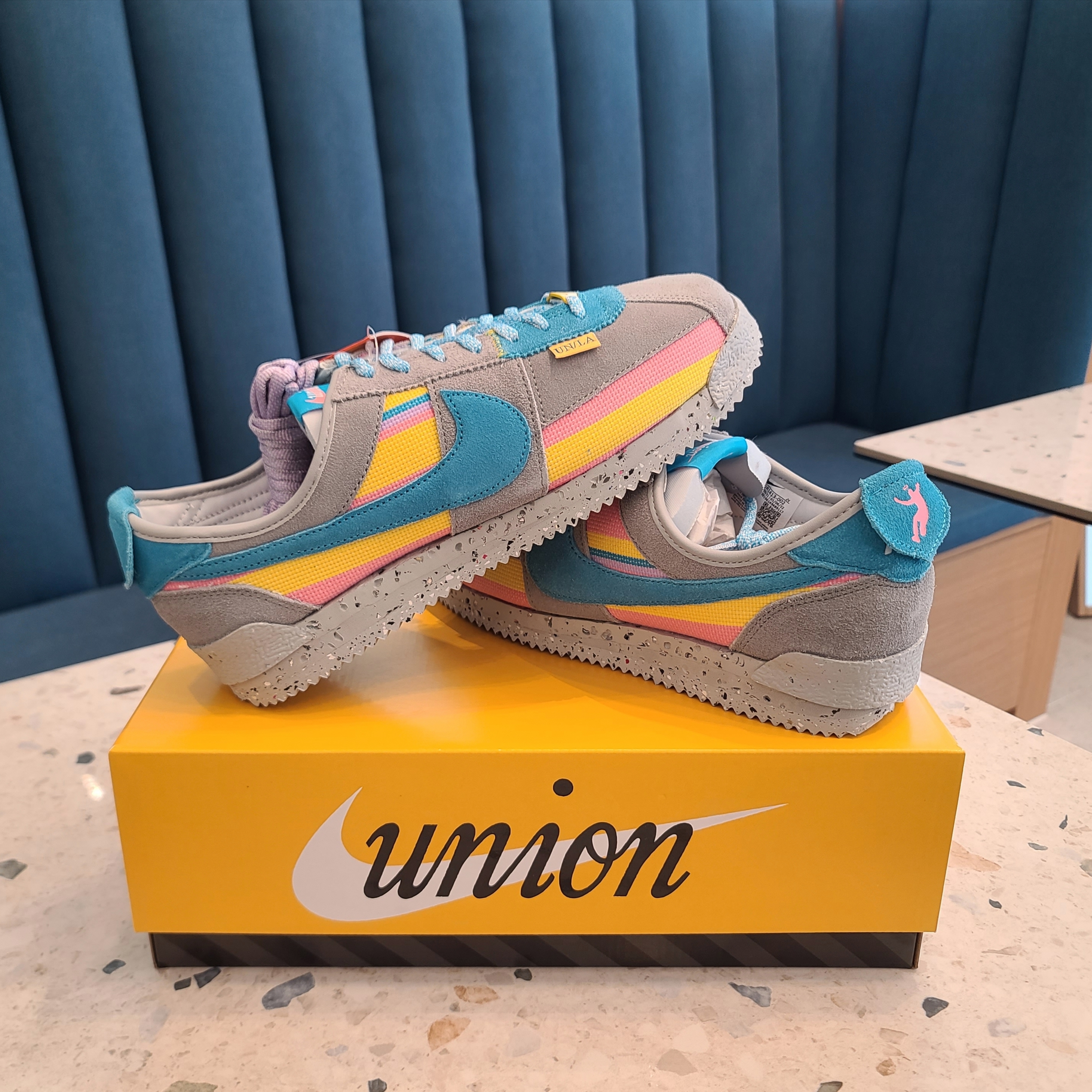 Nike x Union Cortez SP Light Smoke 착용 스타일 - 3