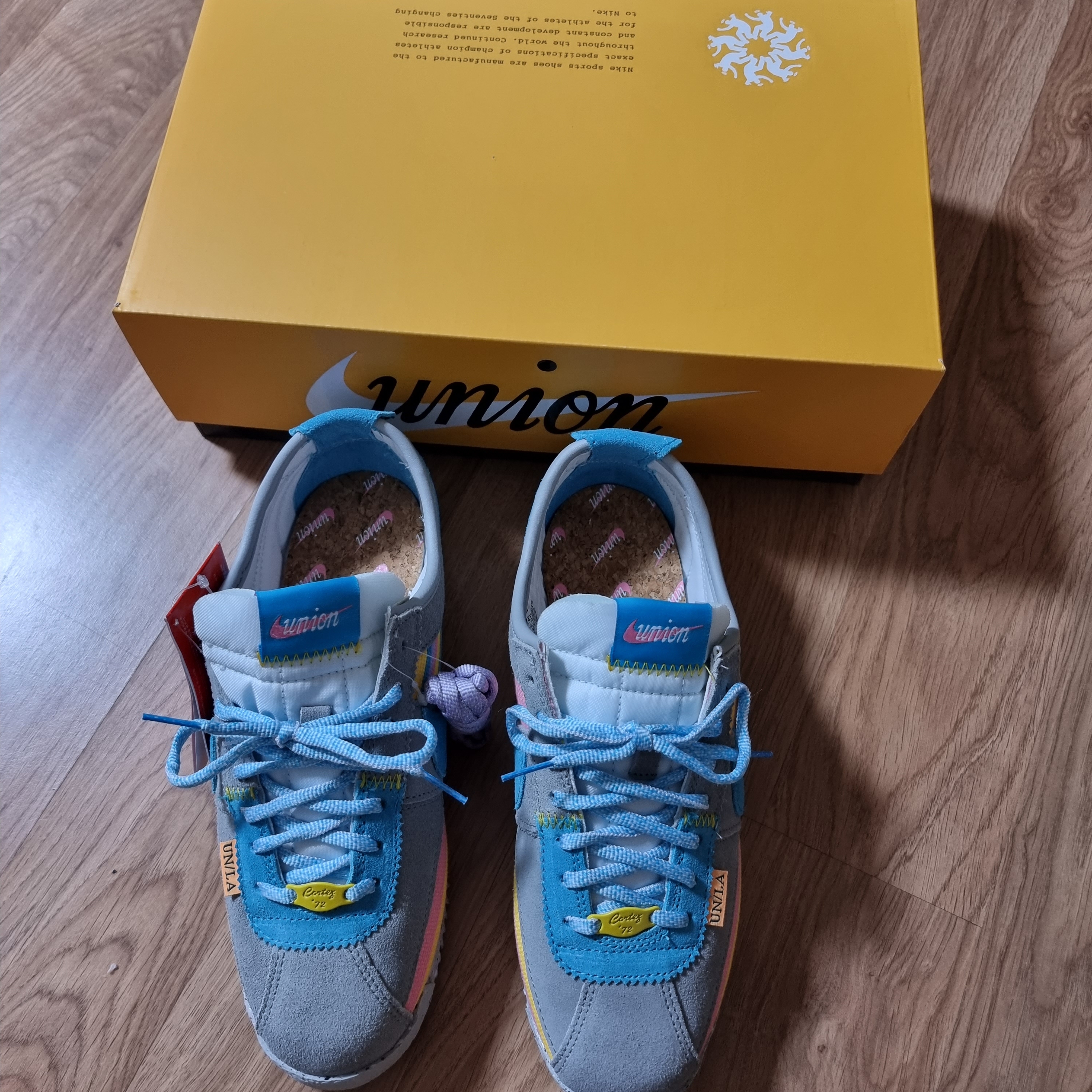 Nike x Union Cortez SP Light Smoke 착용 스타일 - 2