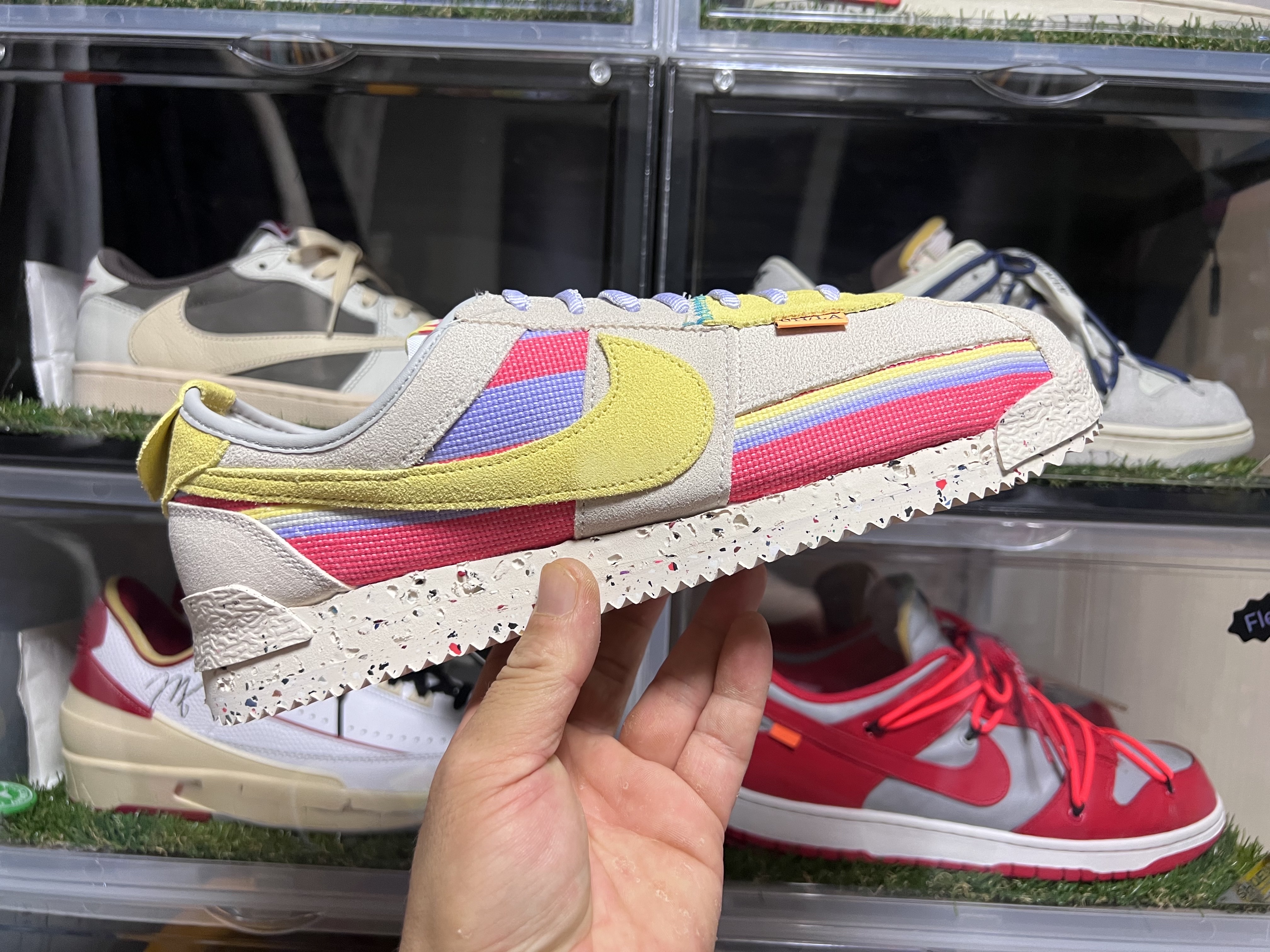 Nike x Union Cortez SP Lemon Frost 착용 스타일 - 1