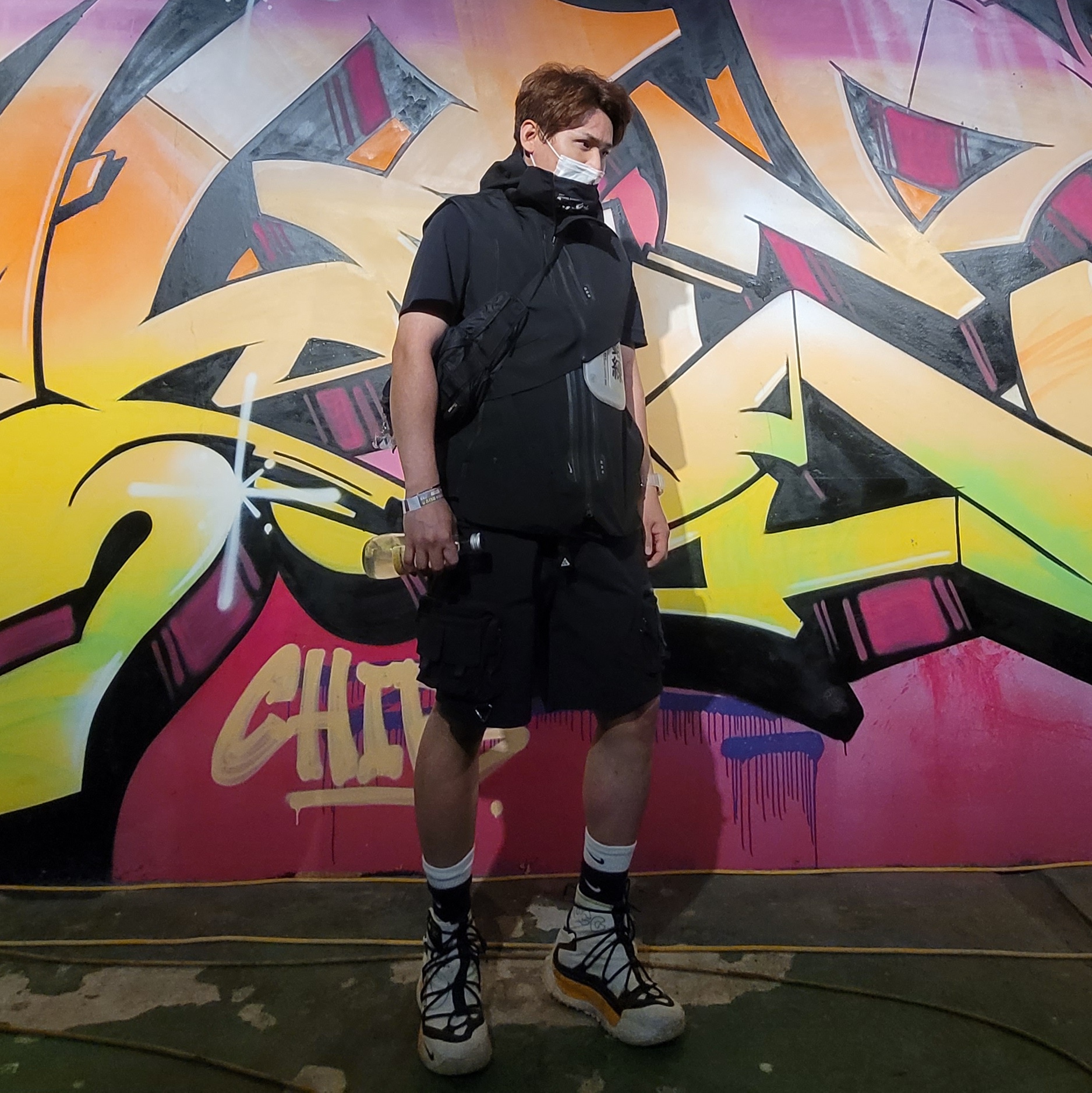 Nike x Matthew M Williams NRG T-Shirt Black, Nike x Matthew M Williams NRG Jacket Black 착용 스타일