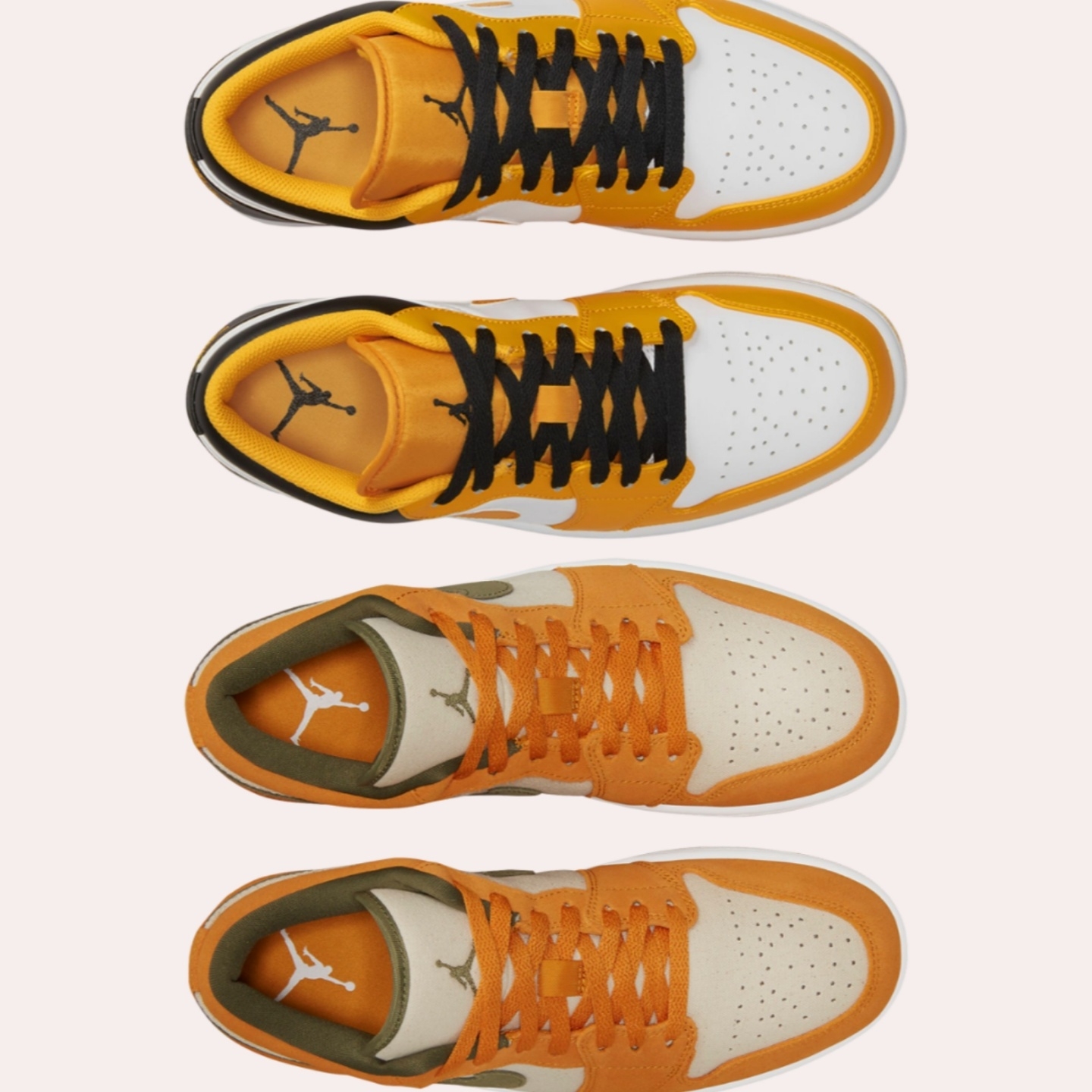 Jordan 1 Low Taxi, Jordan 1 Low SE Light Curry 착용 스타일