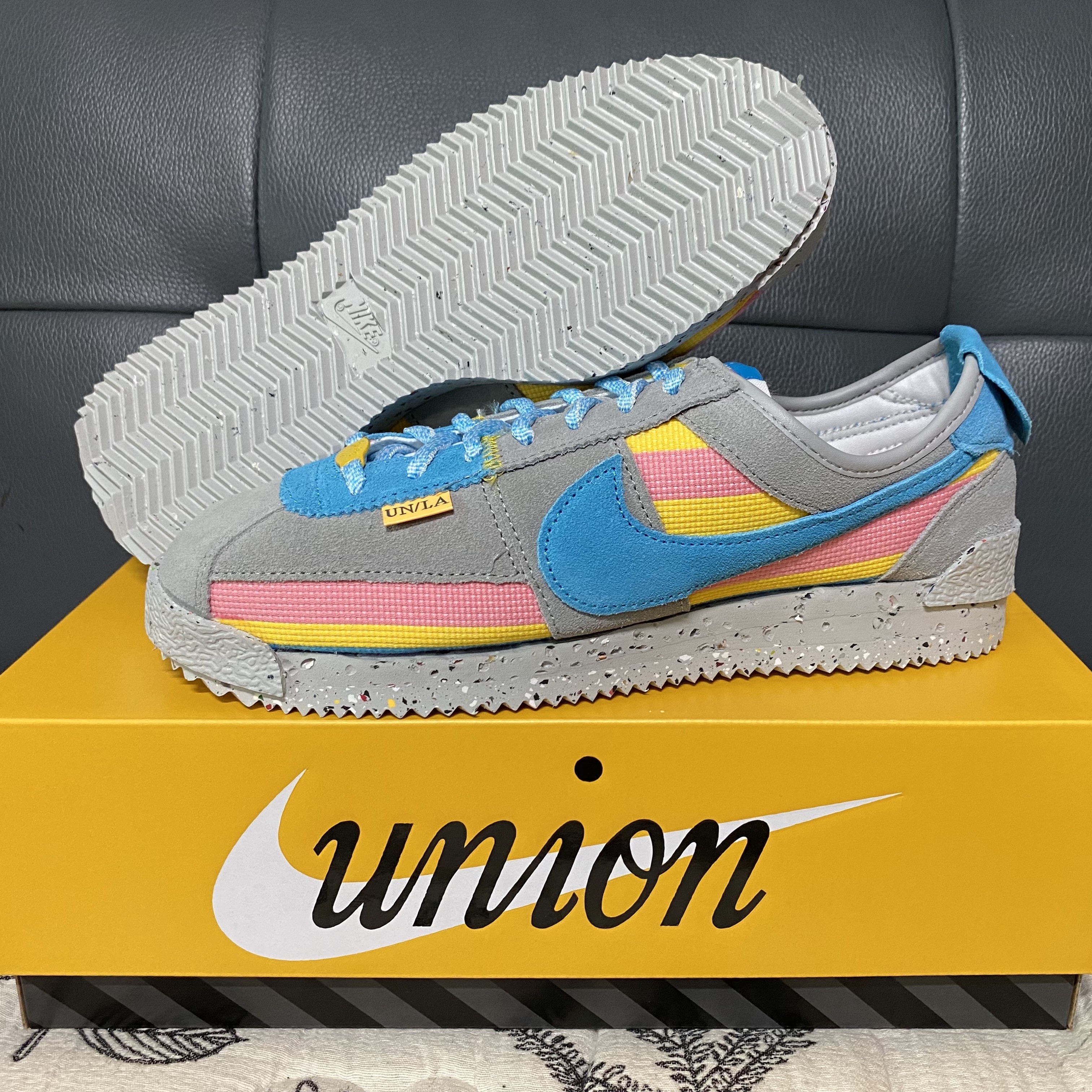 Nike x Union Cortez SP Light Smoke 착용 스타일 - 1