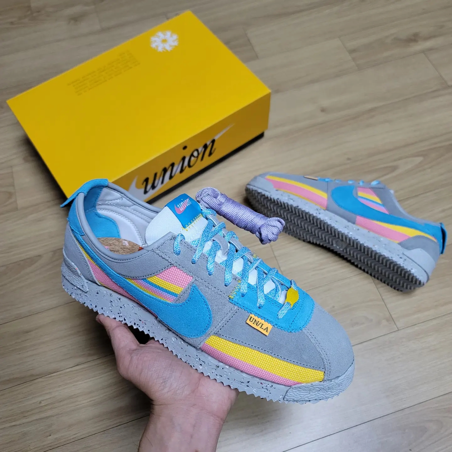Nike x Union Cortez SP Light Smoke 착용 스타일 - 1