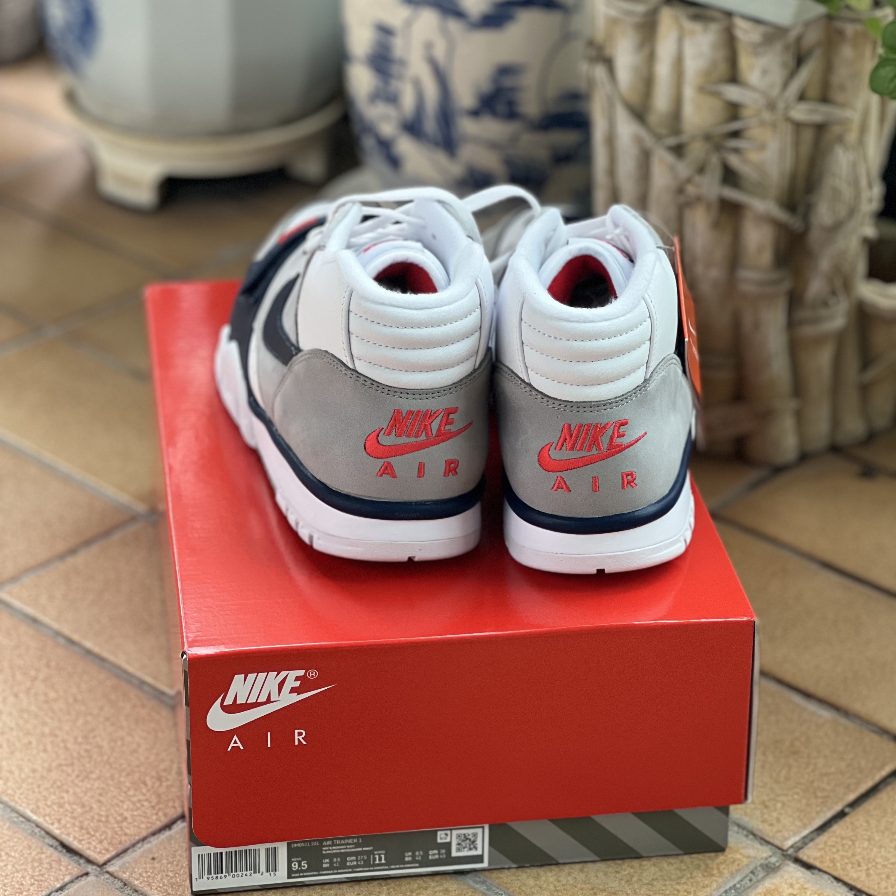 Nike Air Trainer 1 Midnight Navy 착용 스타일 - 2