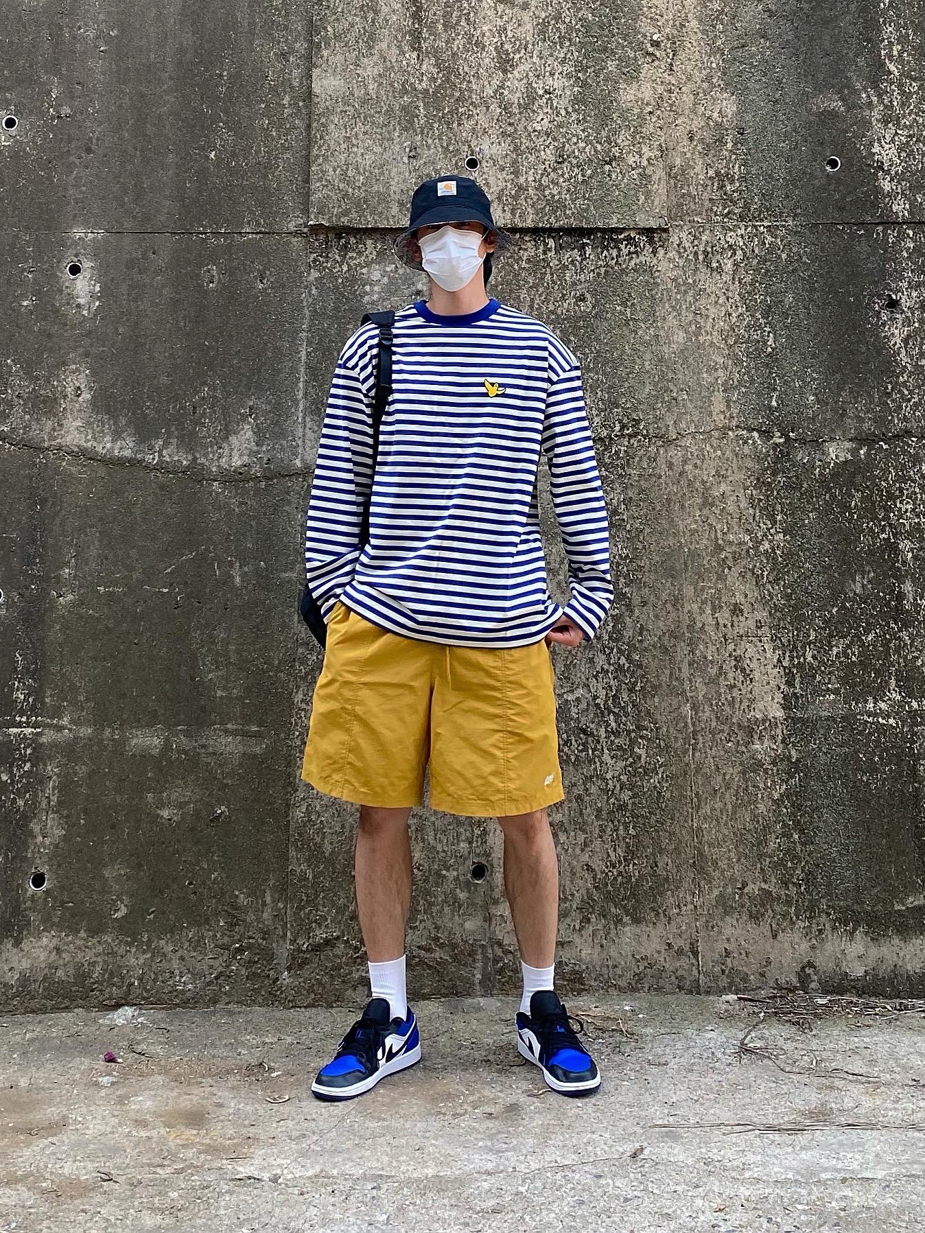 Jordan 1 Low Royal Toe 착용 스타일 - 1