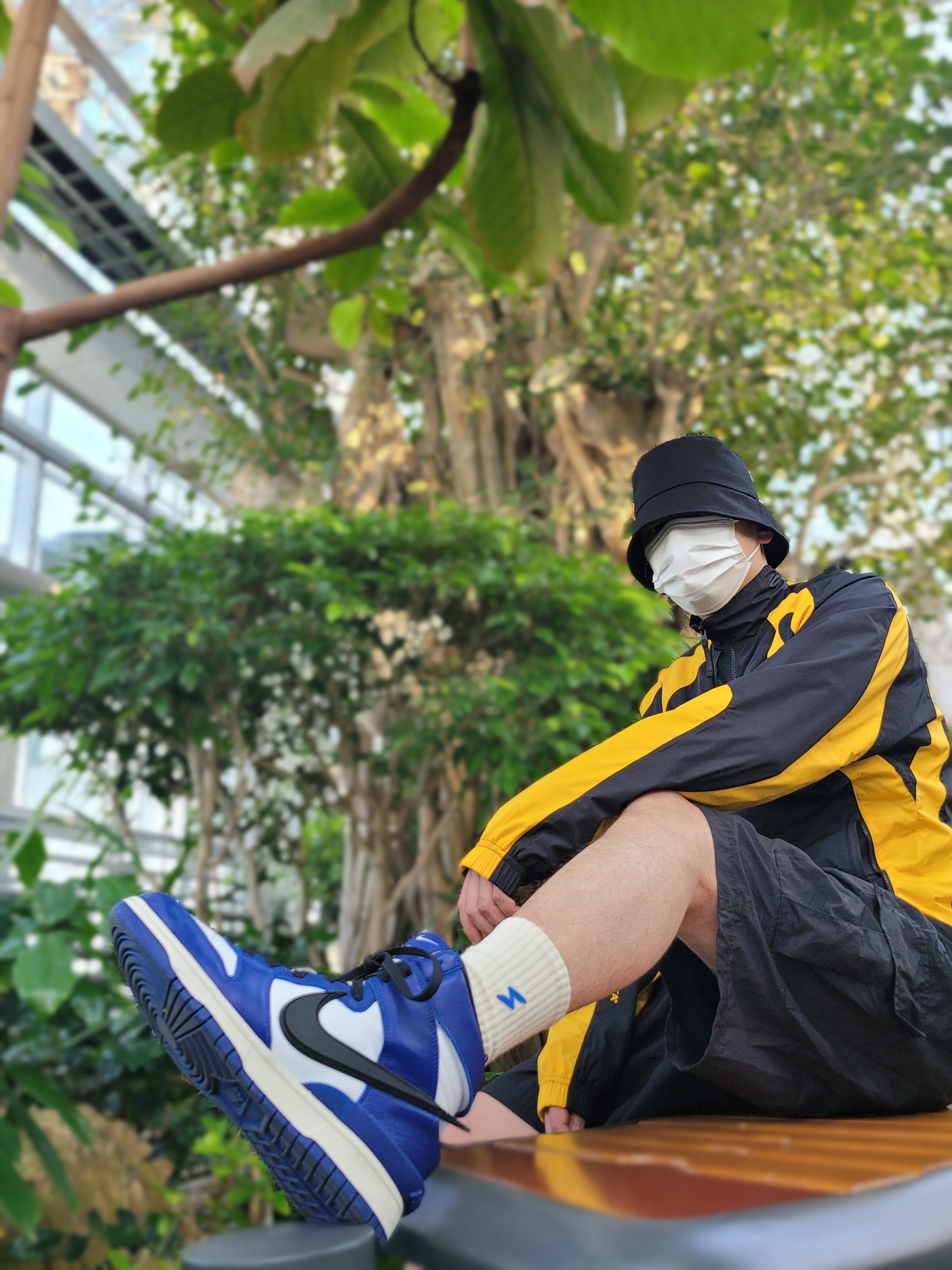 Nike x Ambush Dunk High Deep Royal Blue, Nike x Drake Nocta Essential Track Jacket - US/EU 착용 스타일 - 2